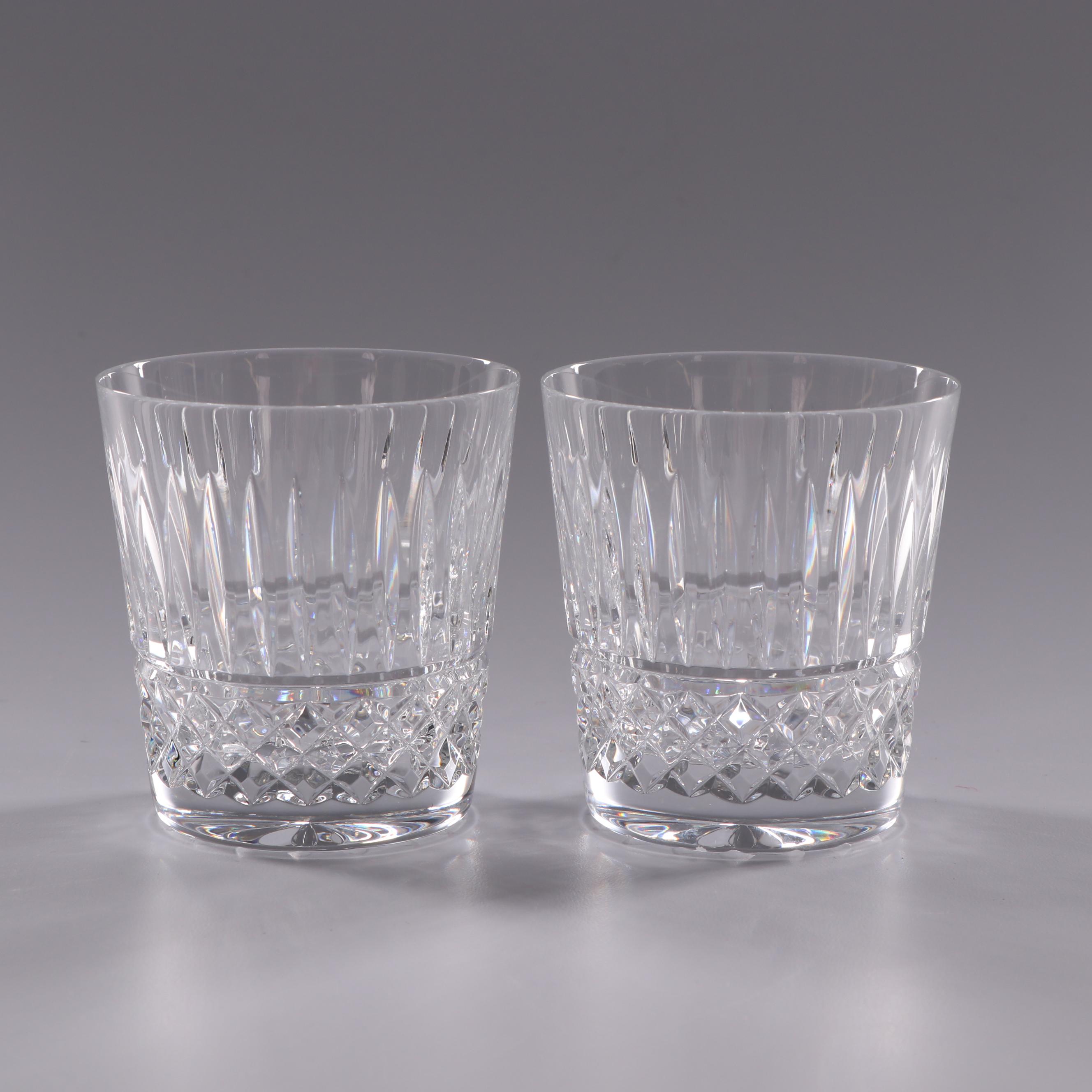 Waterford Crystal "Colleen" Irish Coffee Mugs and "Maeve" Old Fashioned Glasses