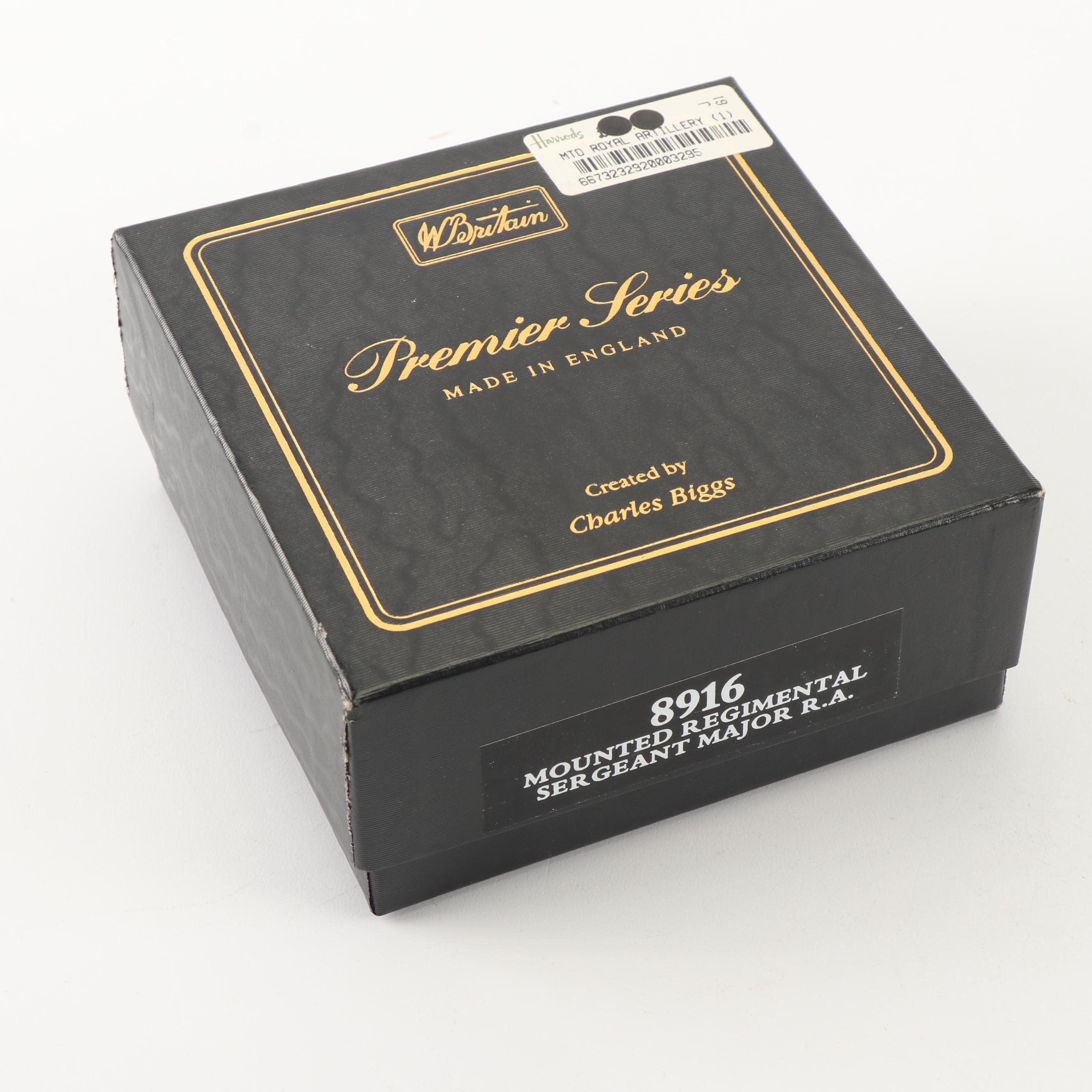 W. Britain "The Royal Marines" and "Mounted Regimental Sergeant Major R.A."