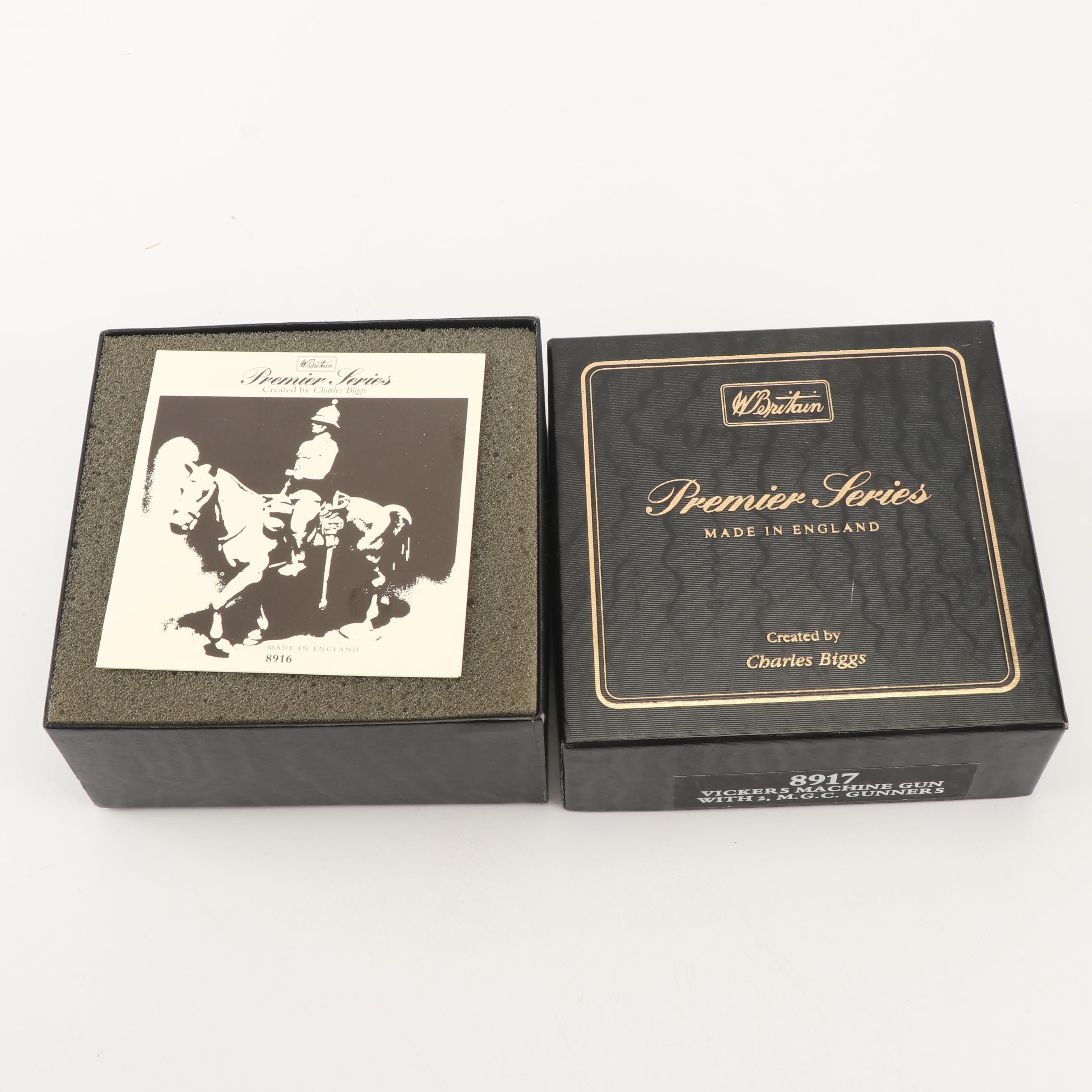 W. Britain "The Royal Marines" and "Mounted Regimental Sergeant Major R.A."