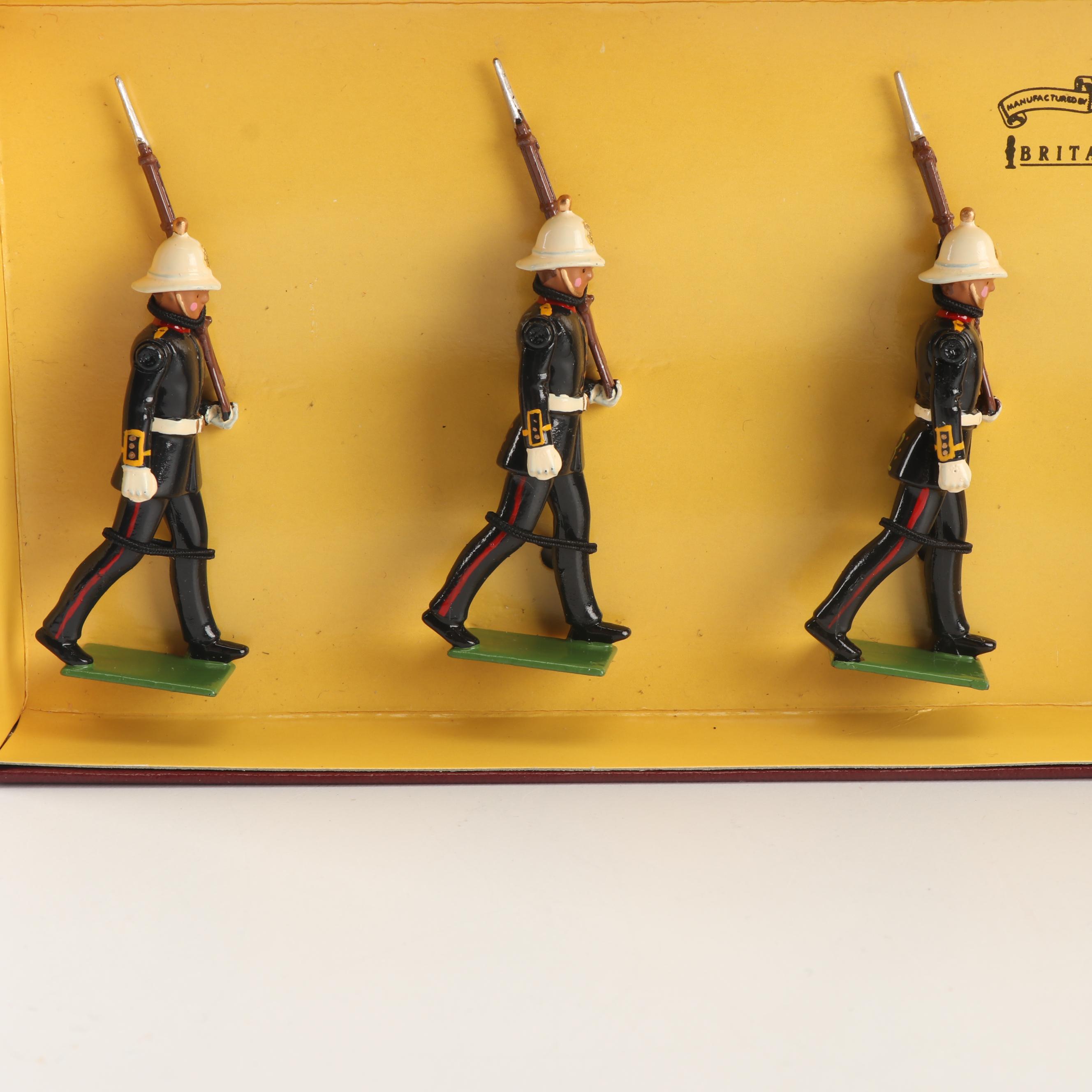 W. Britain "The Royal Marines" and "Mounted Regimental Sergeant Major R.A."