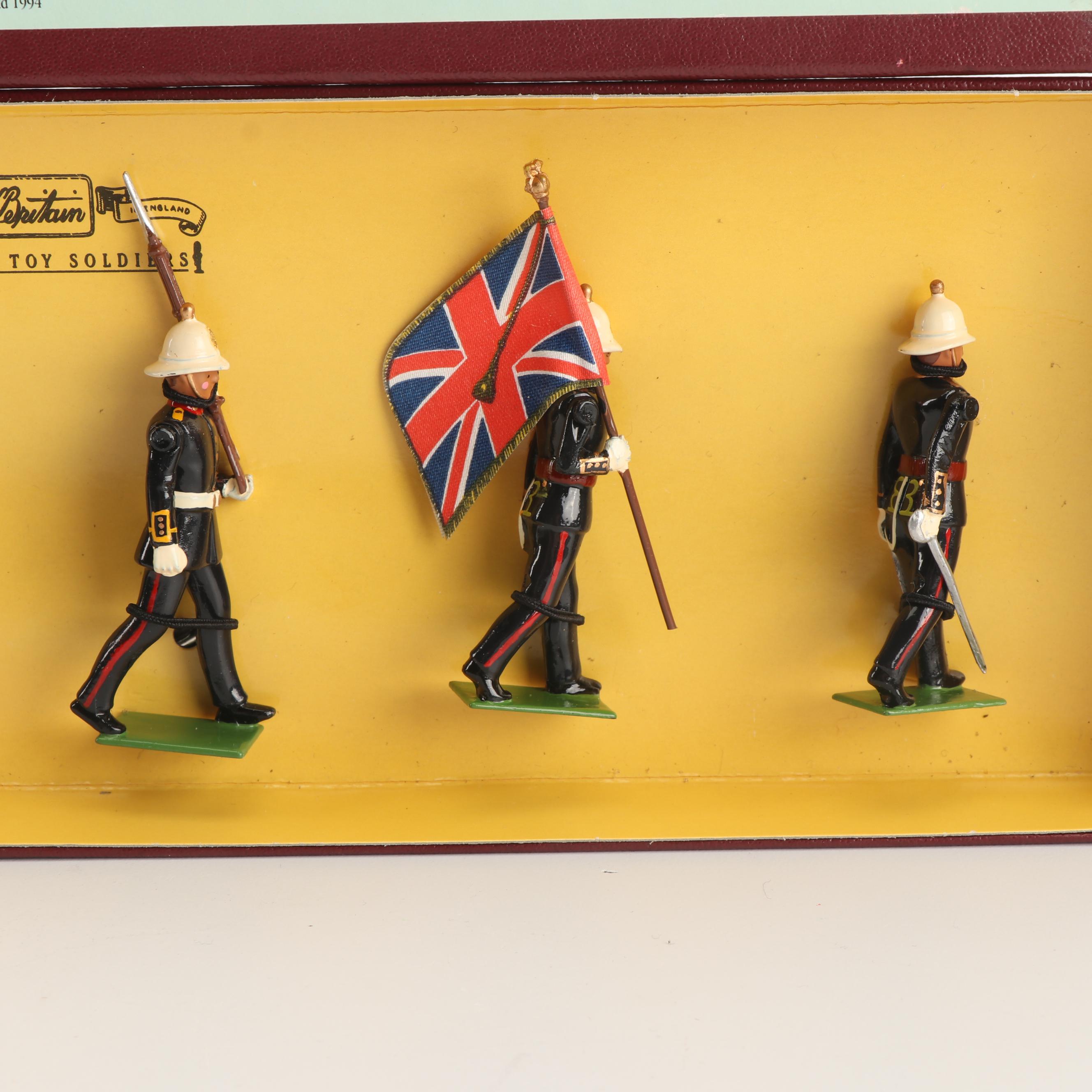 W. Britain "The Royal Marines" and "Mounted Regimental Sergeant Major R.A."