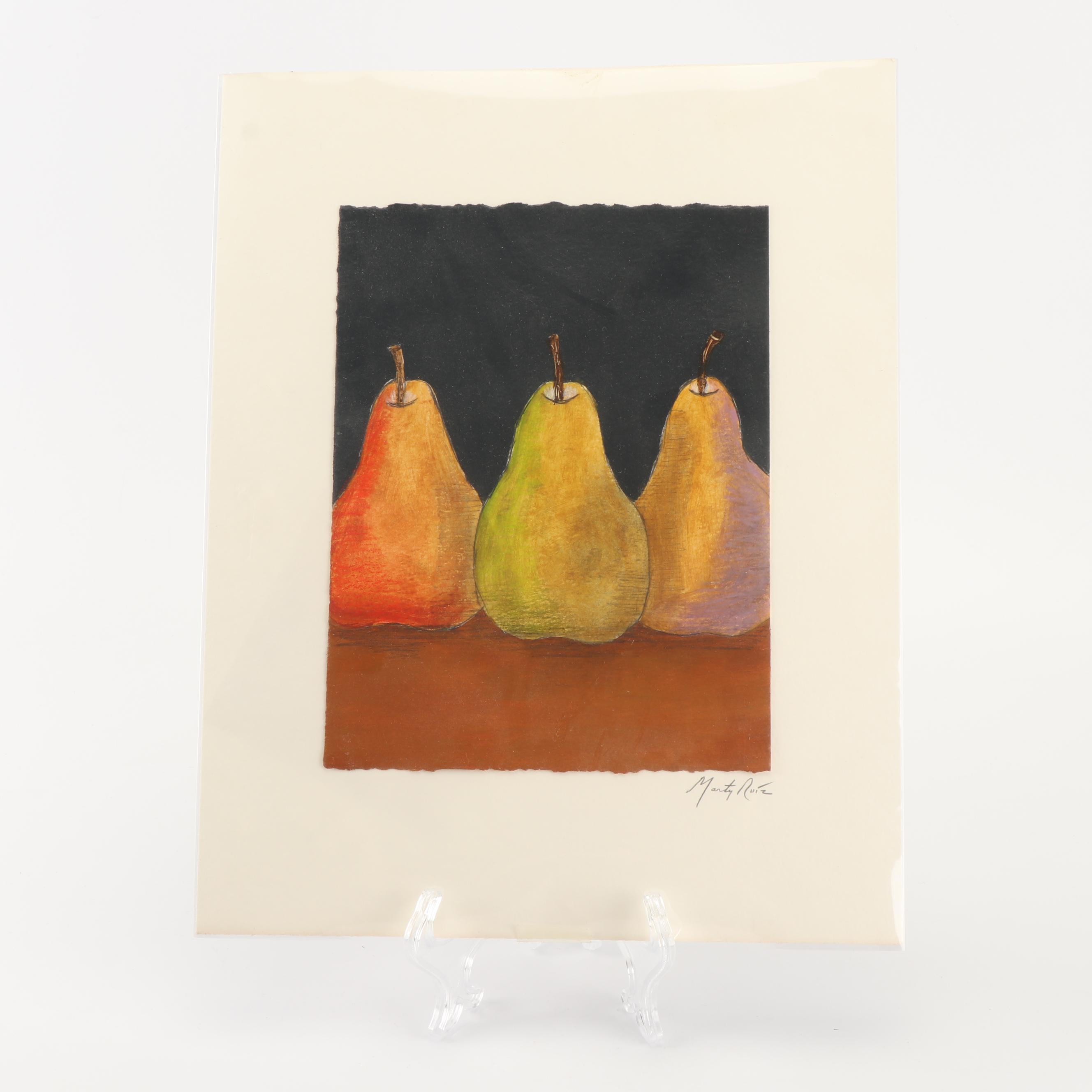 Paintings Including Works by Marty Ruiz, Sue Kemp and A. Wilson