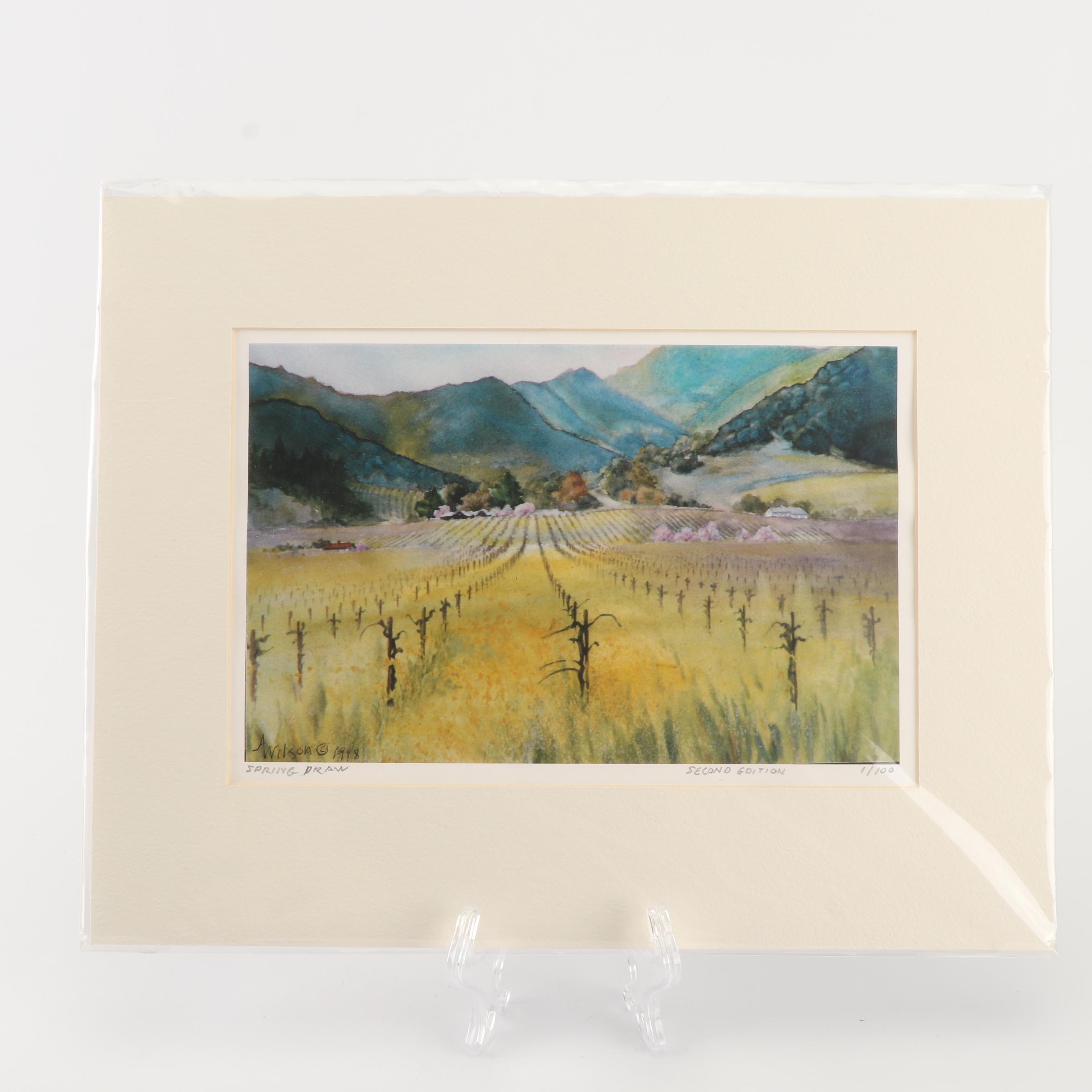 Paintings Including Works by Marty Ruiz, Sue Kemp and A. Wilson