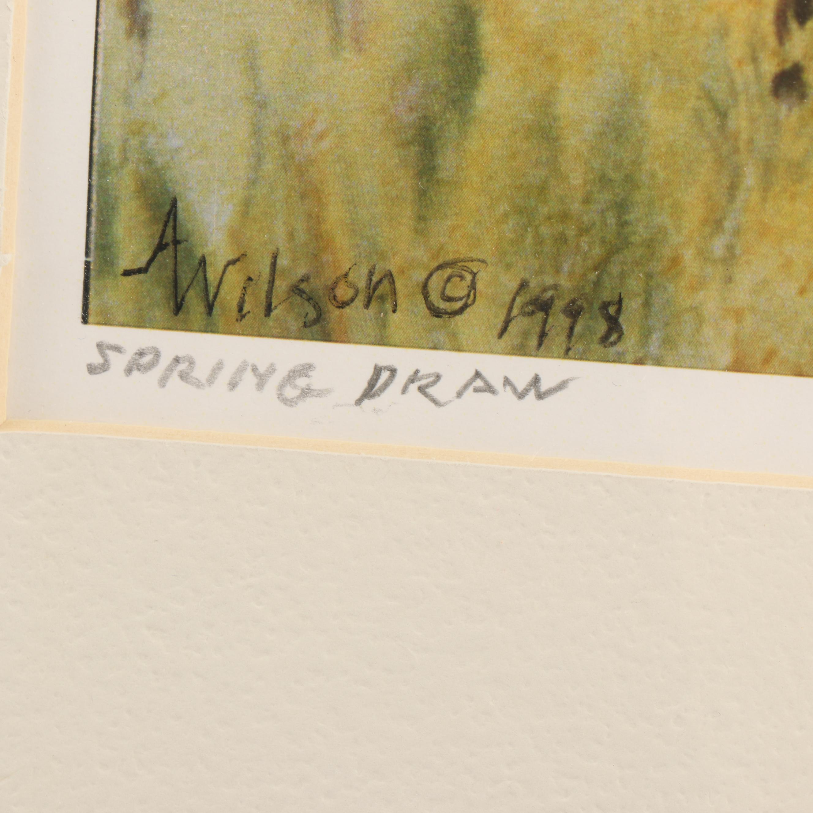 Paintings Including Works by Marty Ruiz, Sue Kemp and A. Wilson