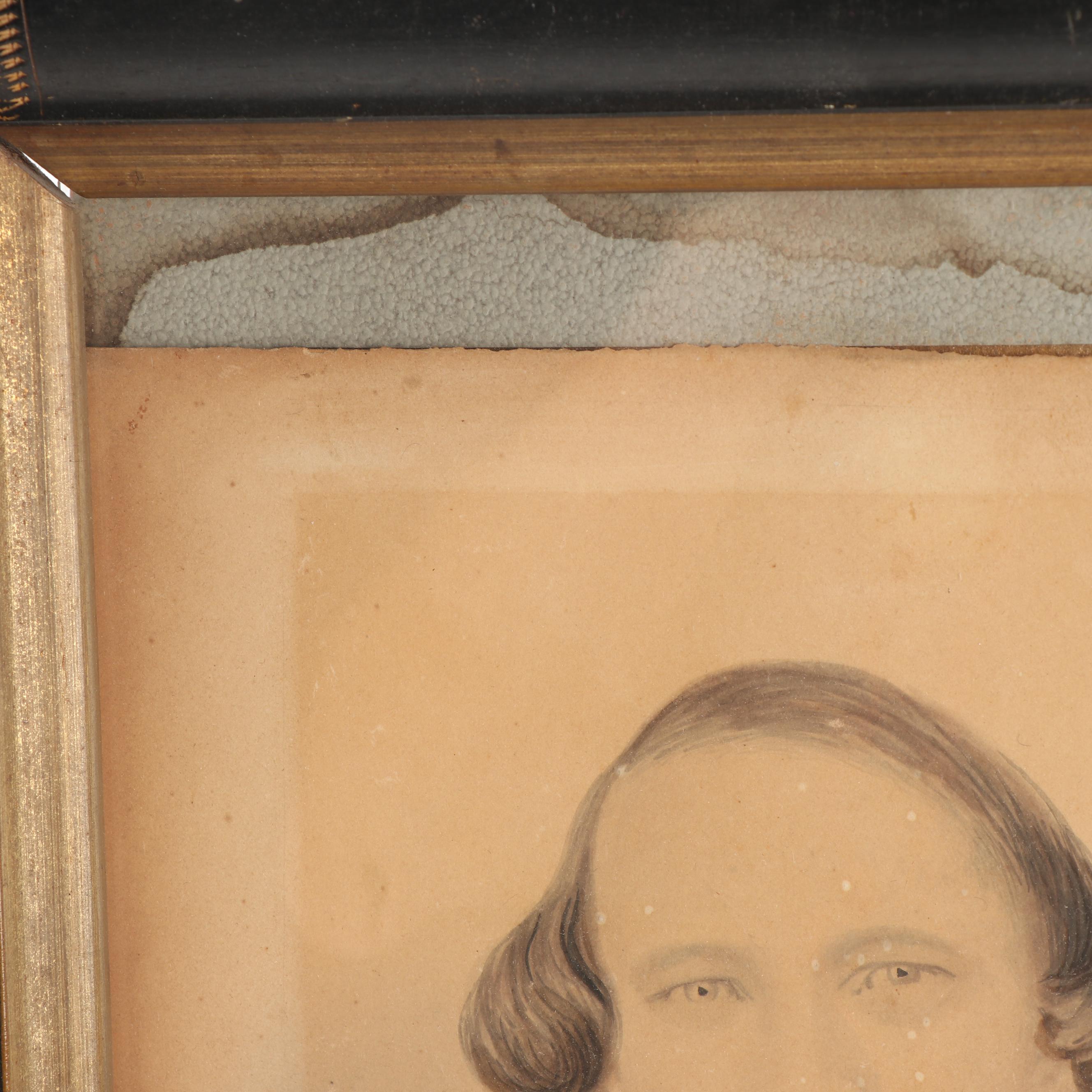 Crayon Portrait Attributed as Portrait of William A. Walles