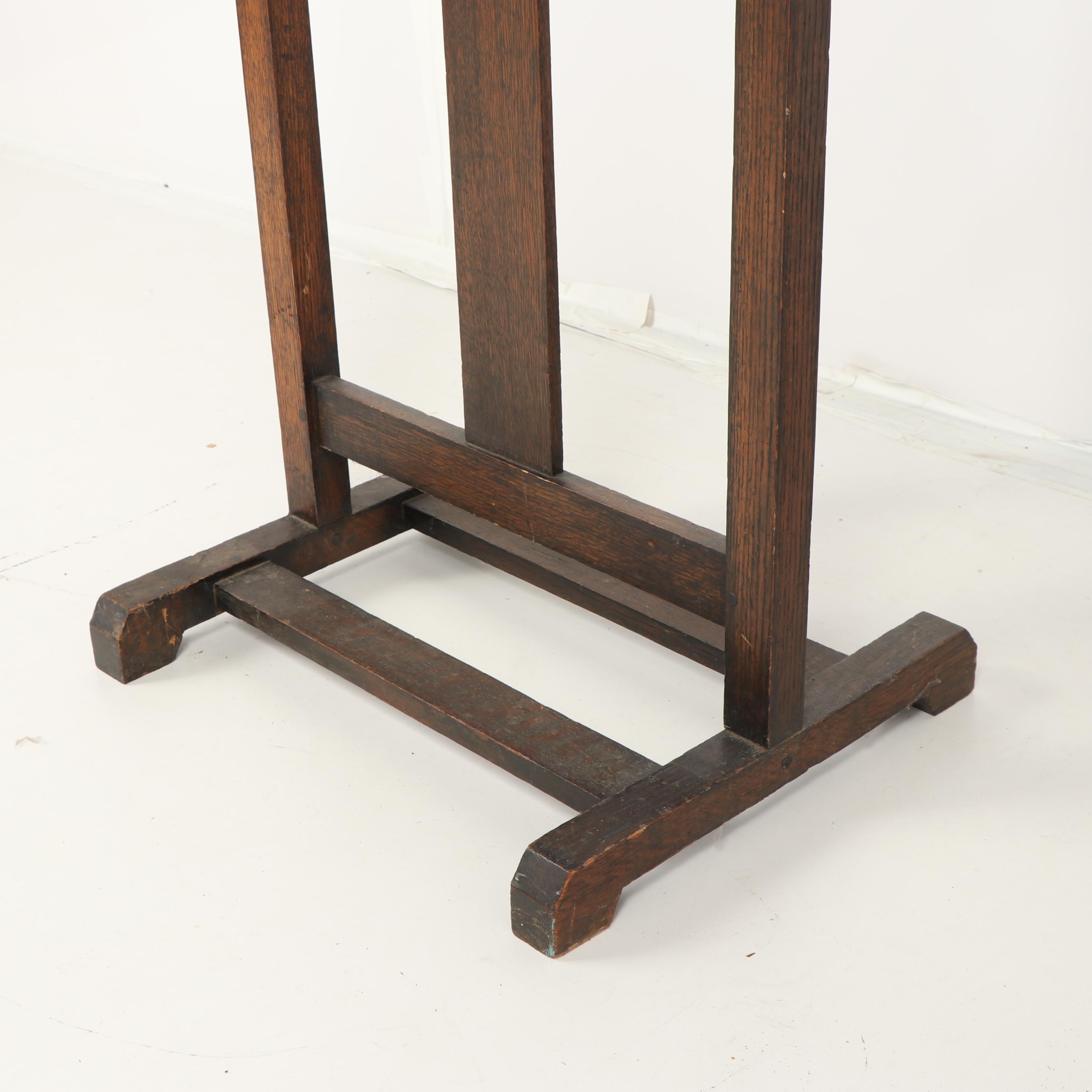 Oak Coat Rack, Early 20th Century