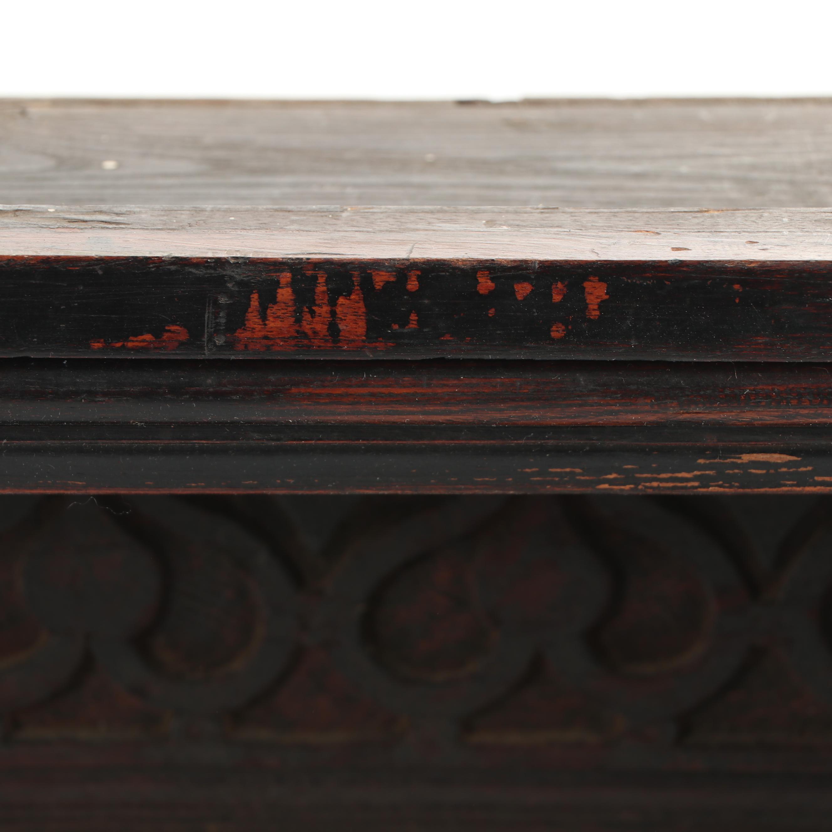 Painted Wooden Hutch Shelving, 19th Century