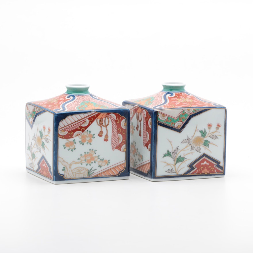 Pair of Tiffany & Co. Porcelain "Imari" Vases