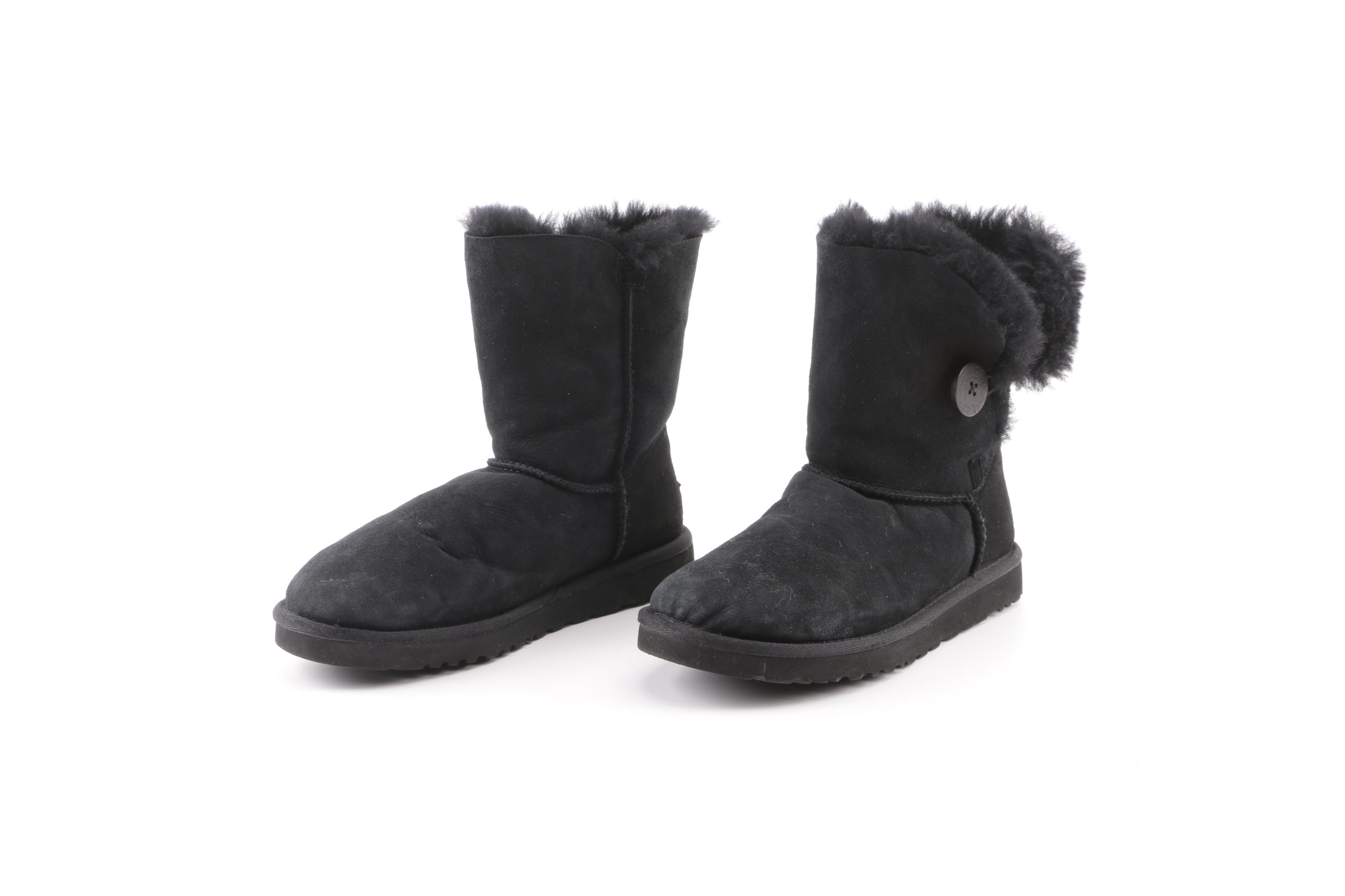 UGG Australia 5803 Bailey Button Black Boots