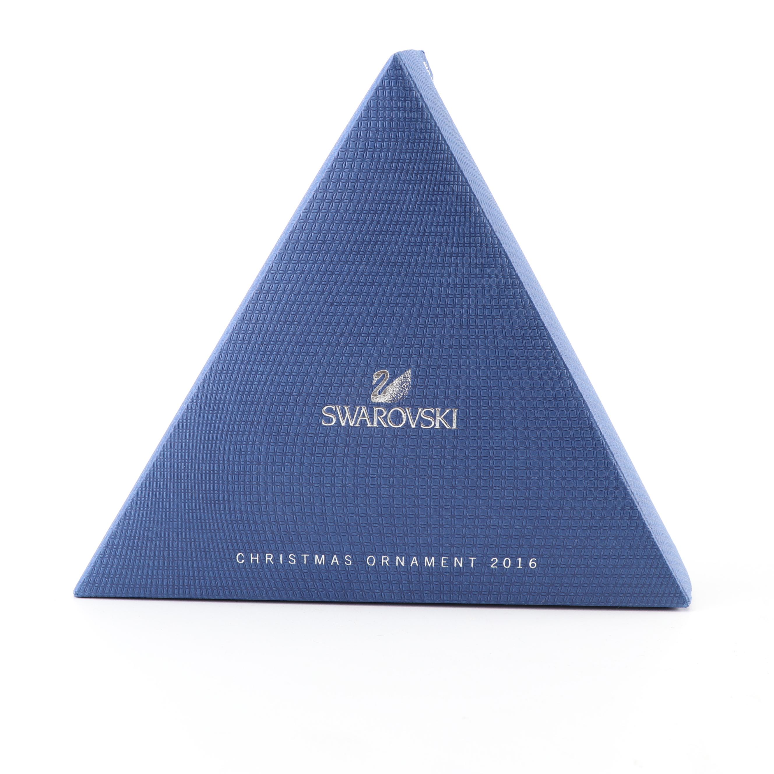 Swarovski Crystal Snowflake Christmas Ornaments, 2013-2016