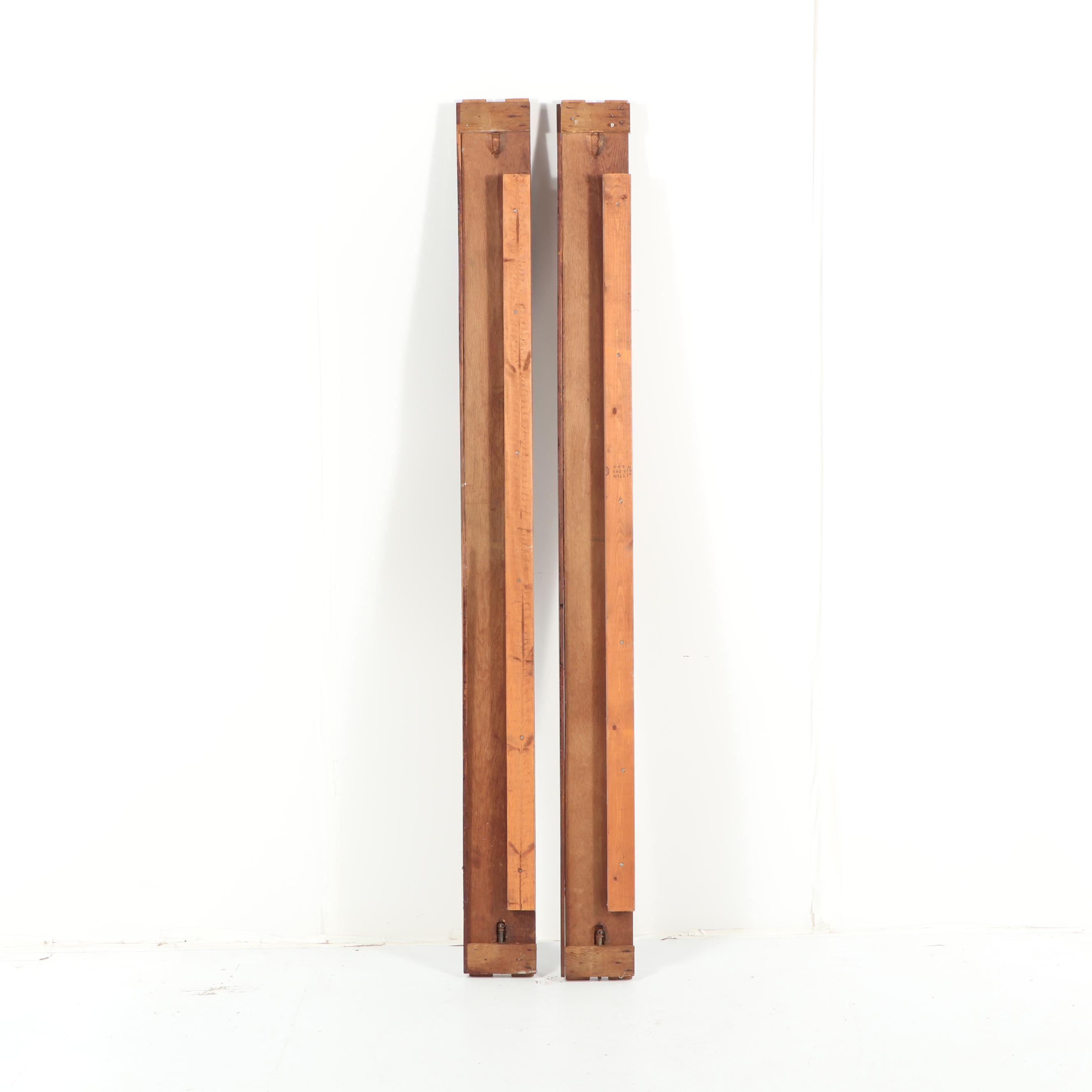 Victorian Style Mahogany Queen Size Bed Frame, Mid 20th Century