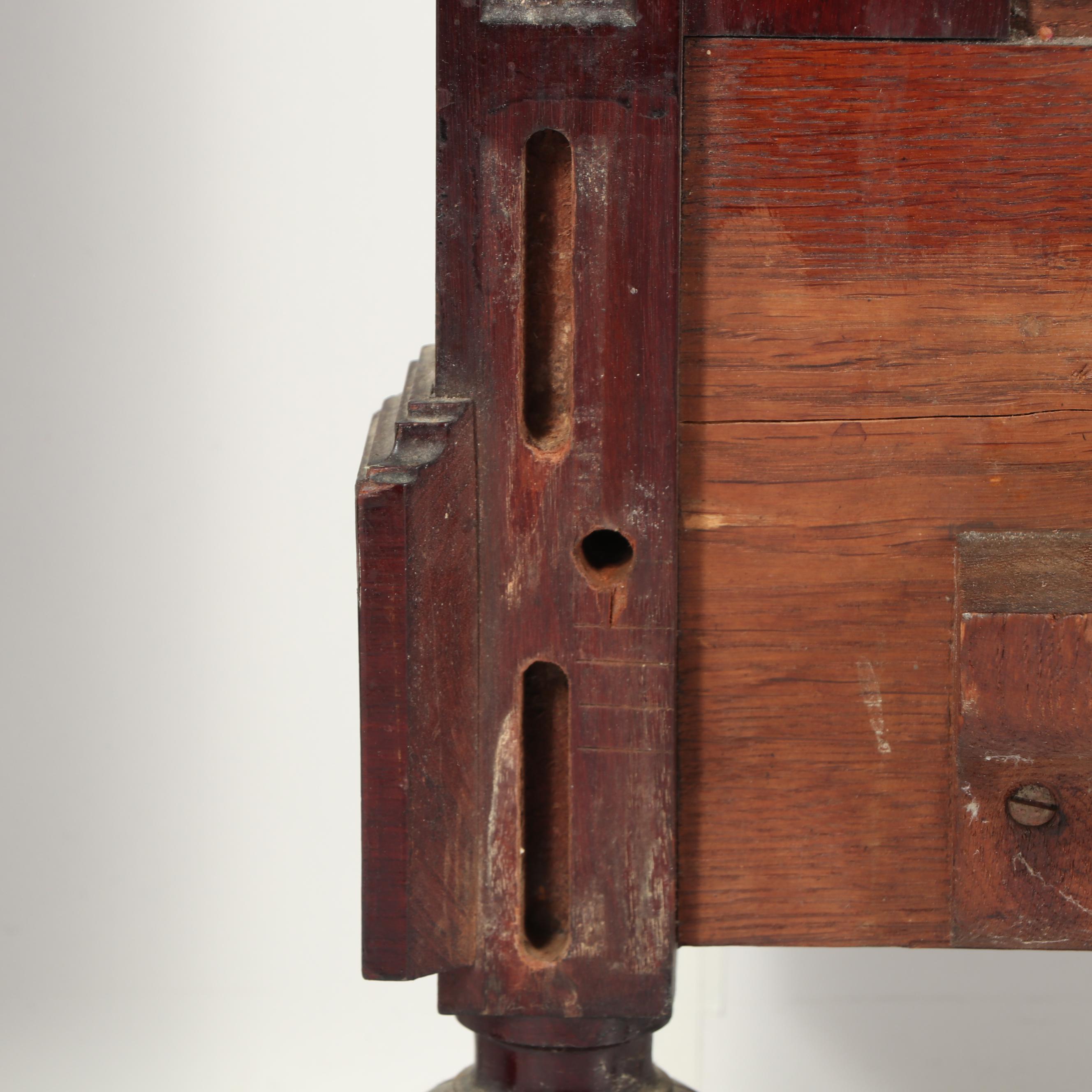 Victorian Style Mahogany Queen Size Bed Frame, Mid 20th Century