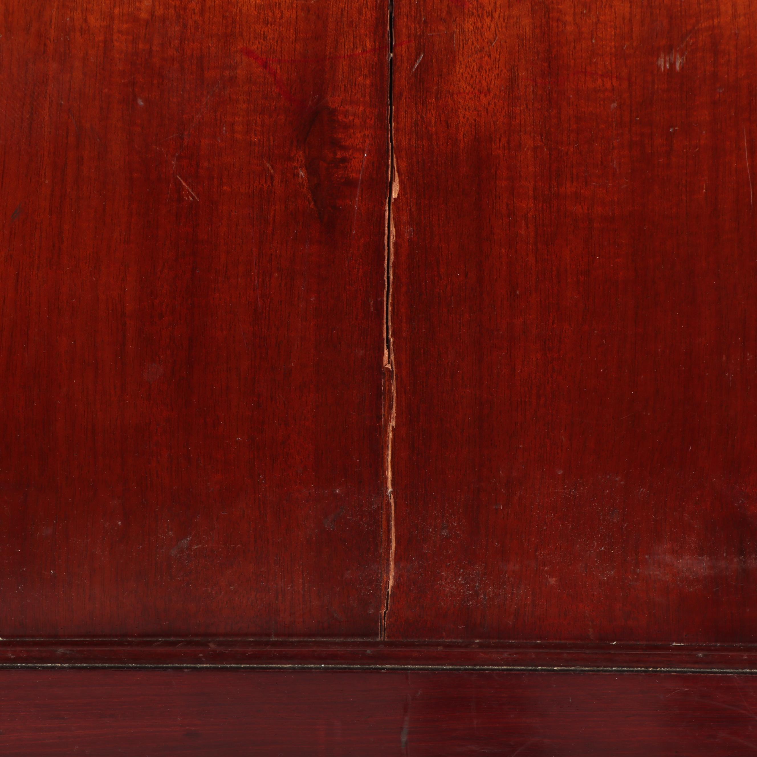 Victorian Style Mahogany Queen Size Bed Frame, Mid 20th Century