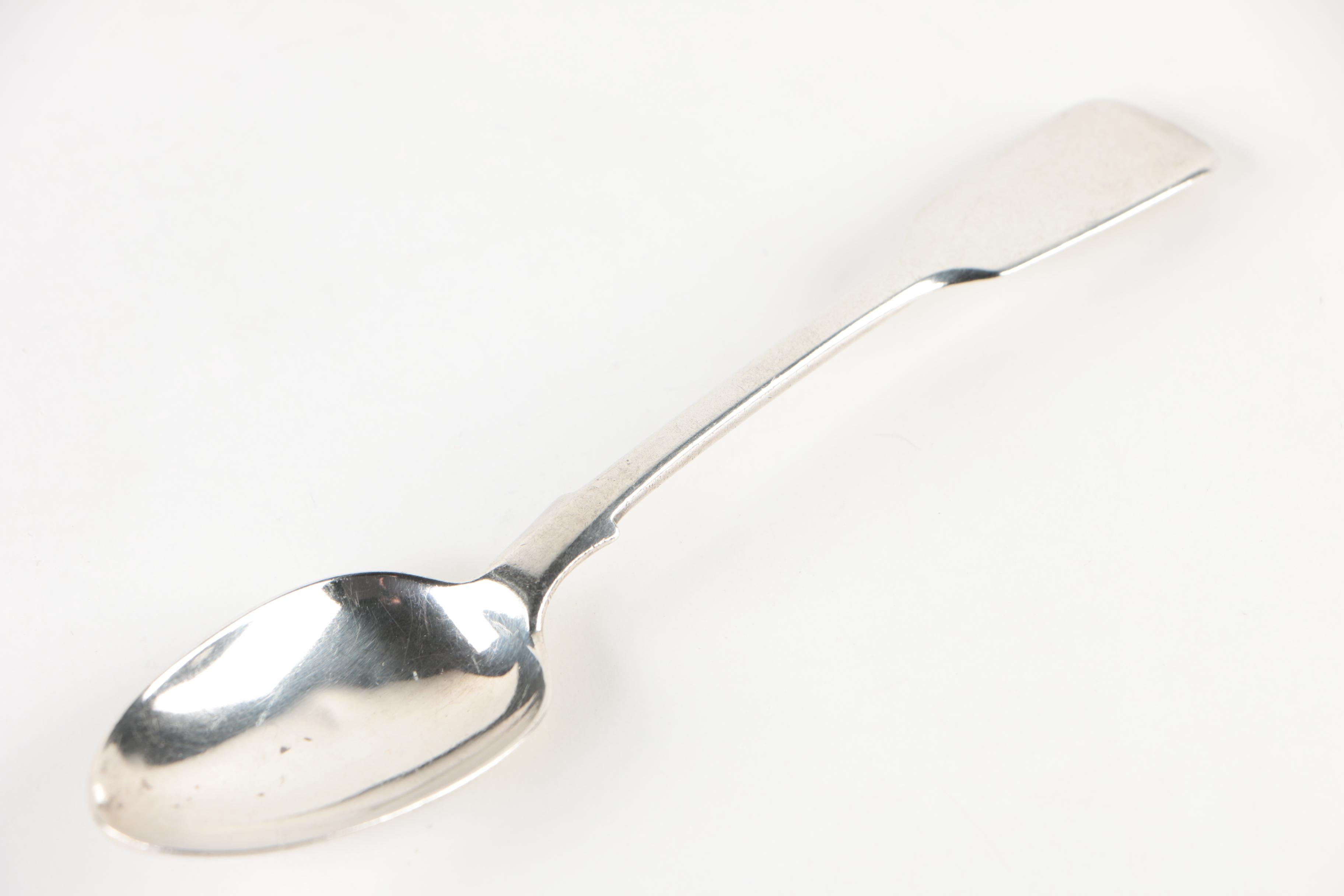 William Eaton English Sterling Teapoons with Charles Lias, Early 19th Century