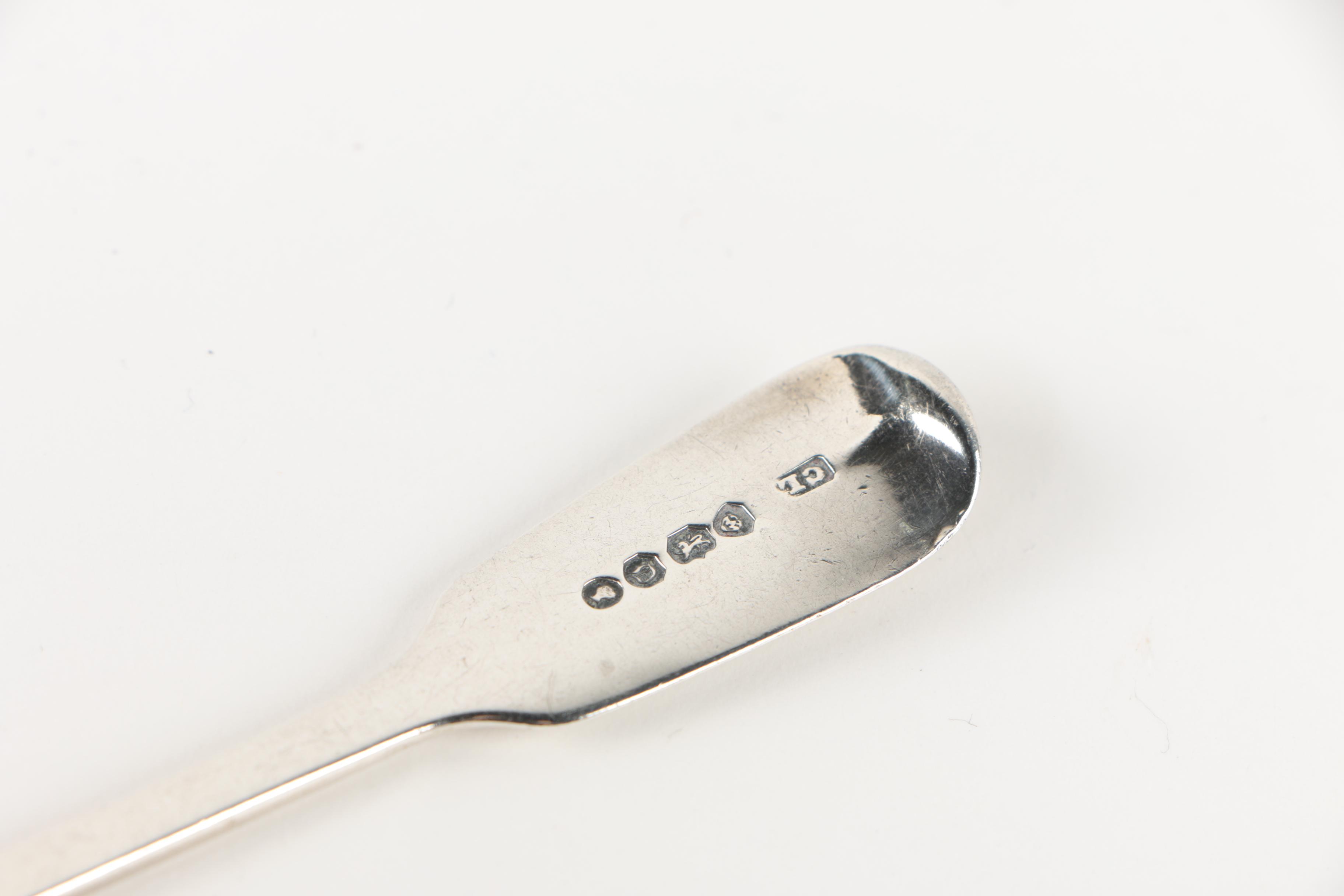 William Eaton English Sterling Teapoons with Charles Lias, Early 19th Century