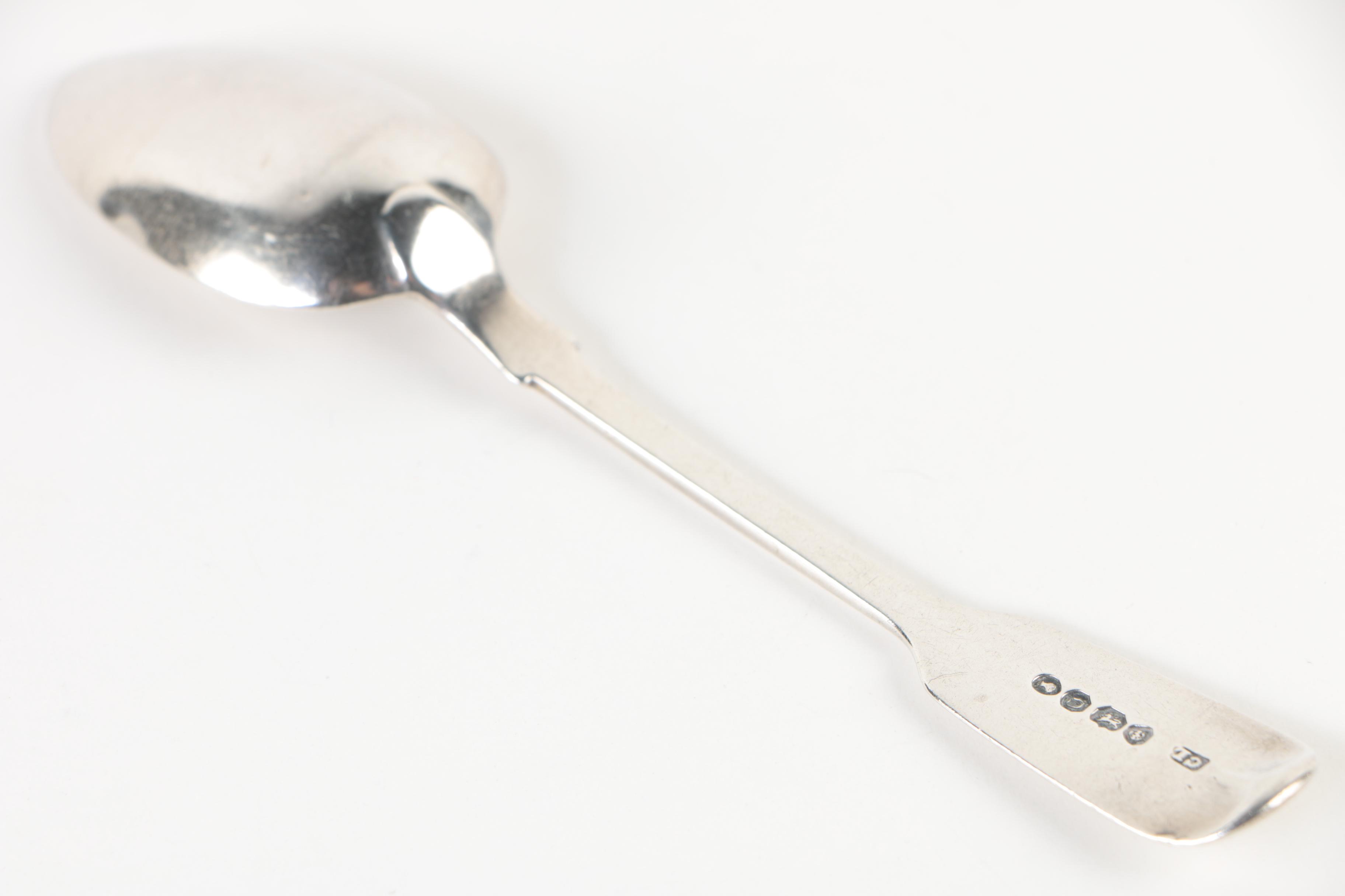 William Eaton English Sterling Teapoons with Charles Lias, Early 19th Century