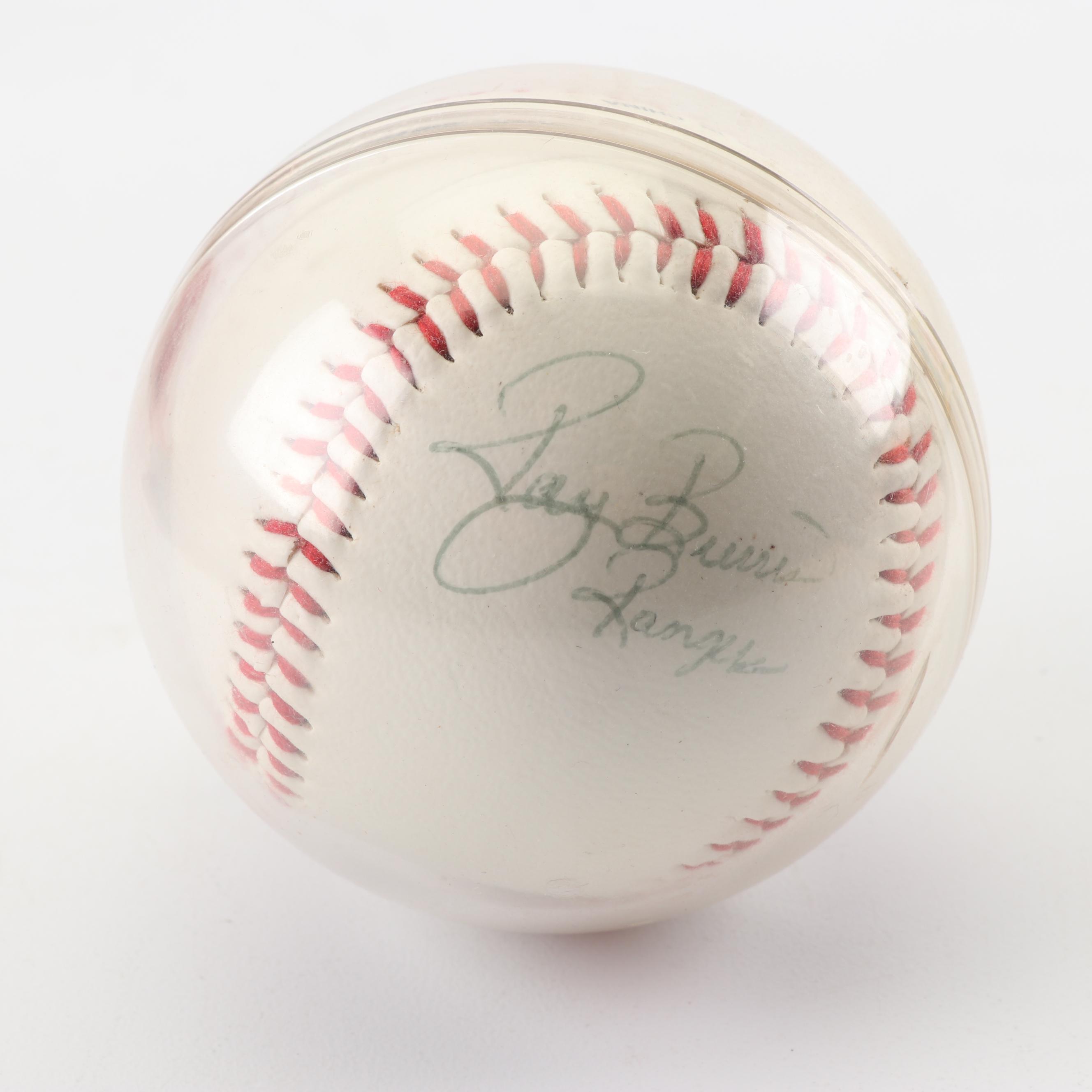 1994 Texas Rangers Opening Day New Stadium Ticket with Autographs and More