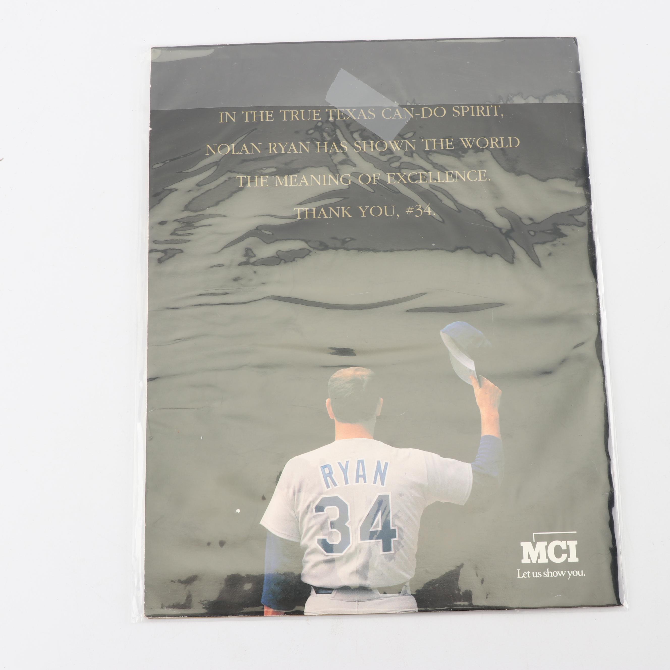 1994 Texas Rangers Opening Day New Stadium Ticket with Autographs and More