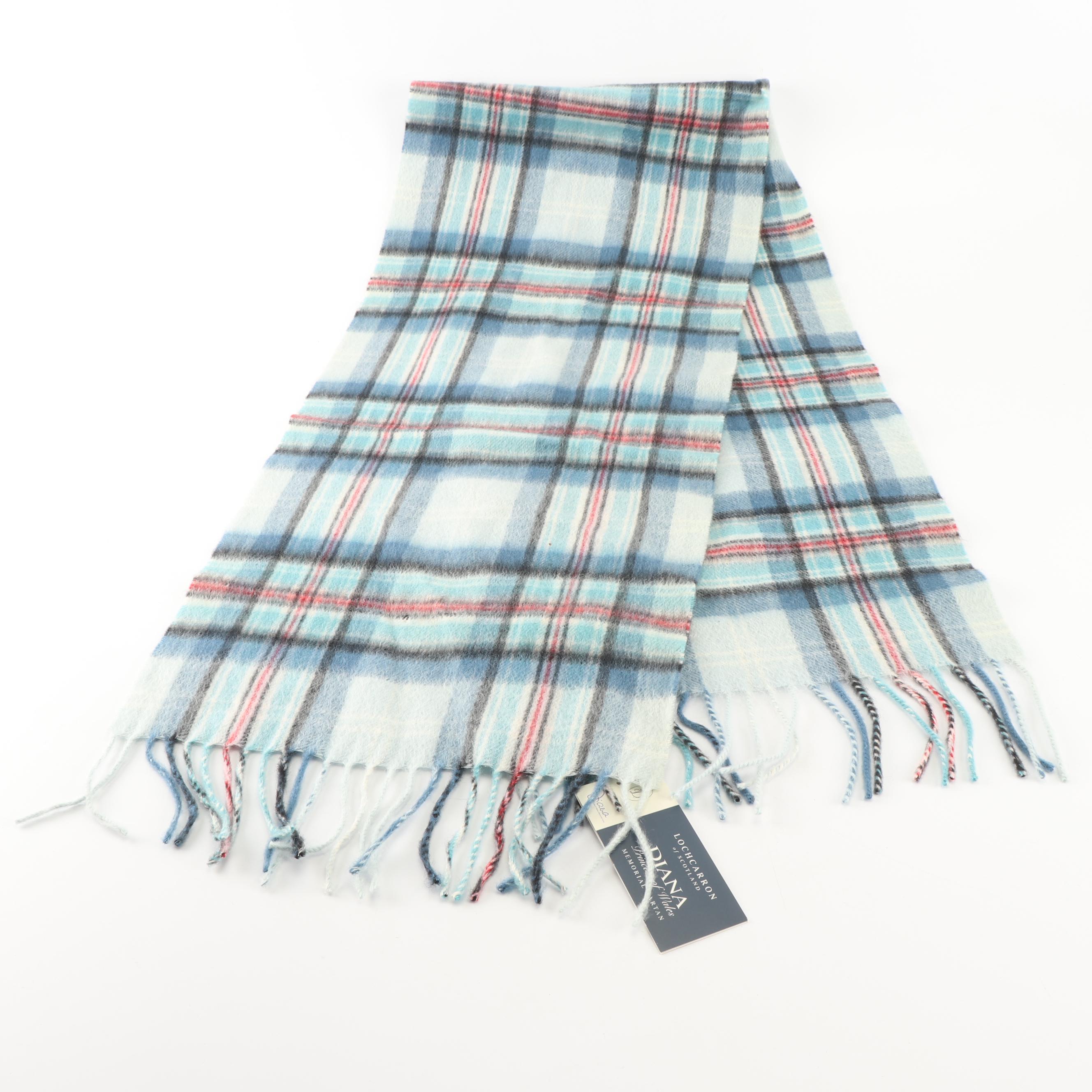 Lochcarron of Scotland Diana, Princess of Wales Memorial Tartan Cashmere Scarf