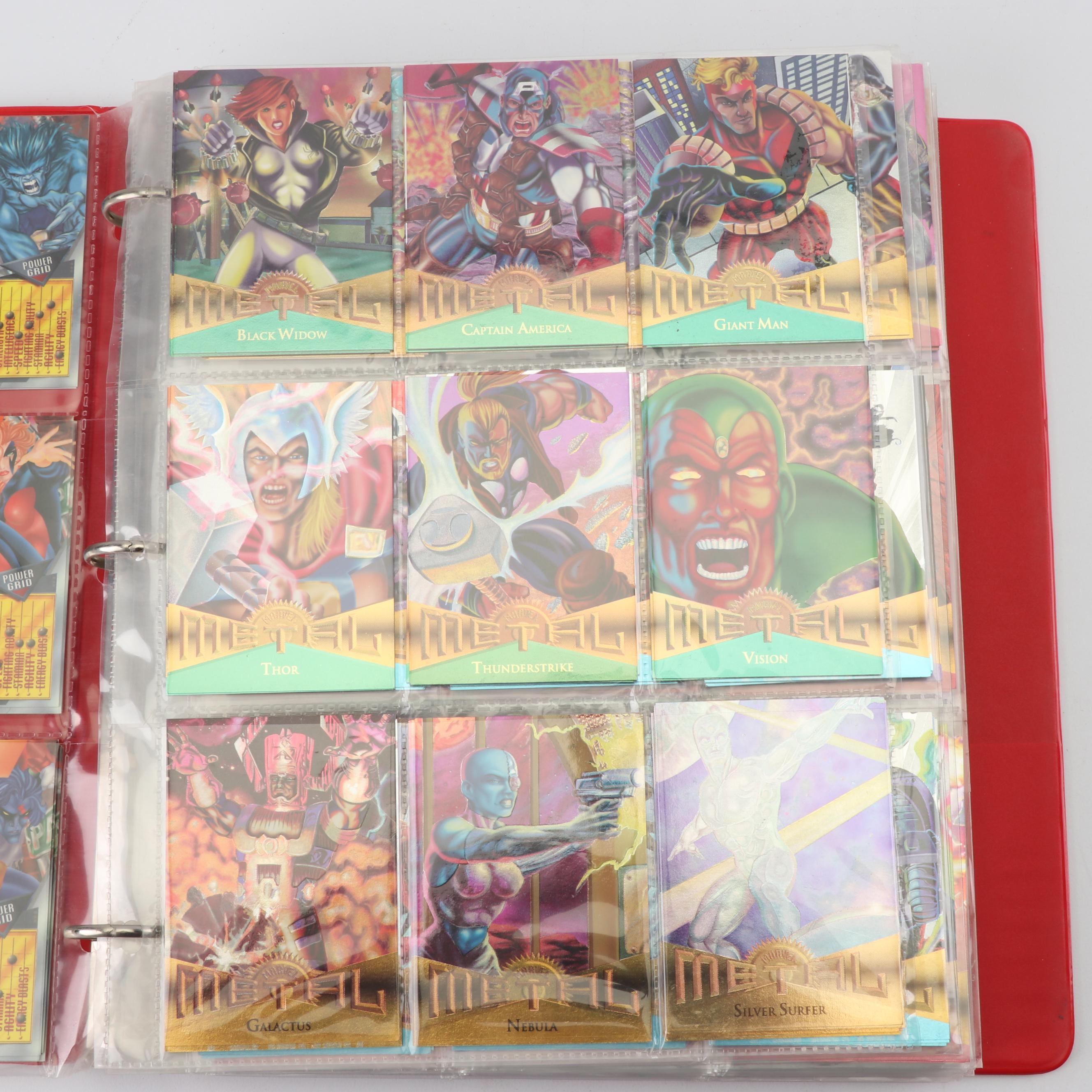 1995 Fleer "Marvel Metal Blaster" Cards