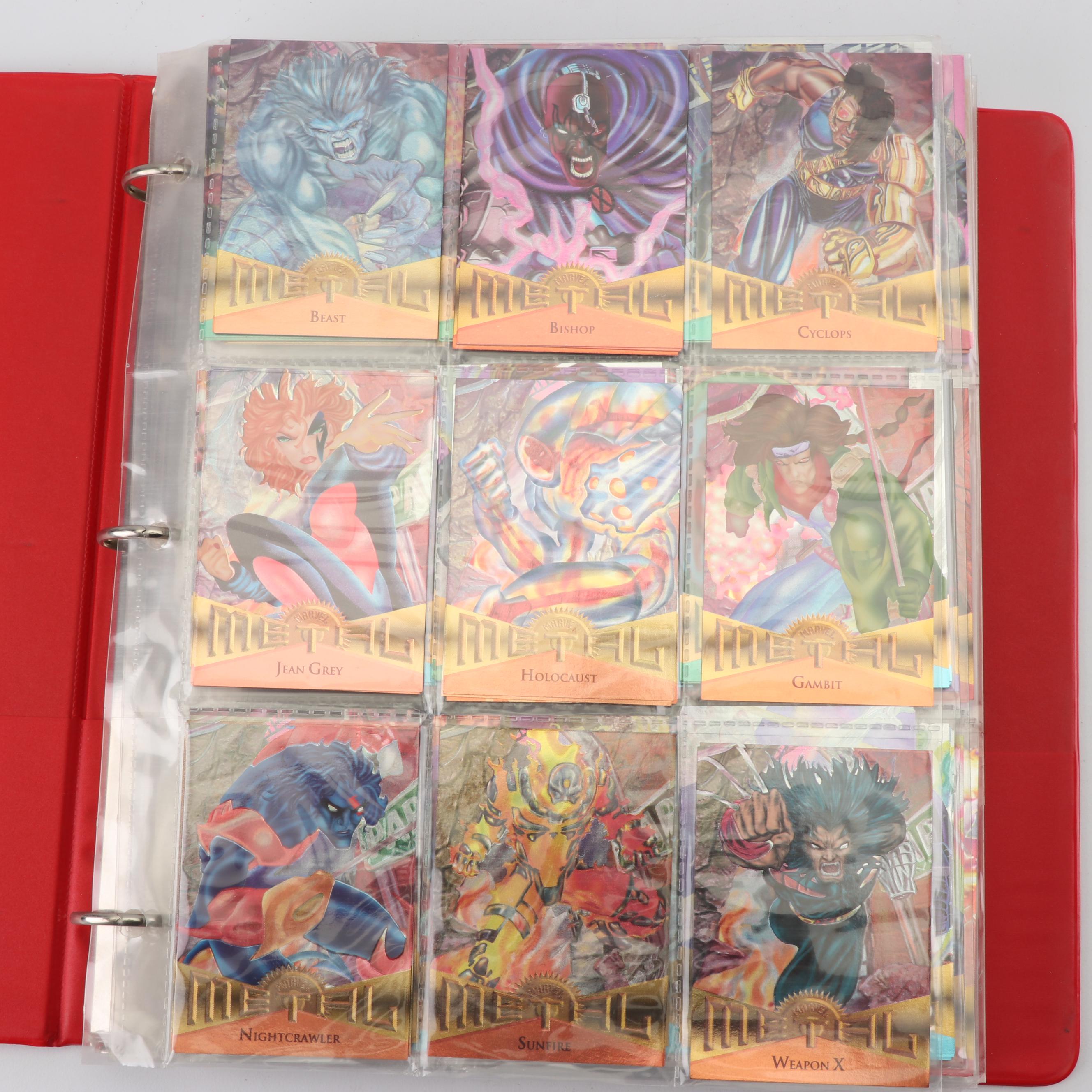 1995 Fleer "Marvel Metal Blaster" Cards