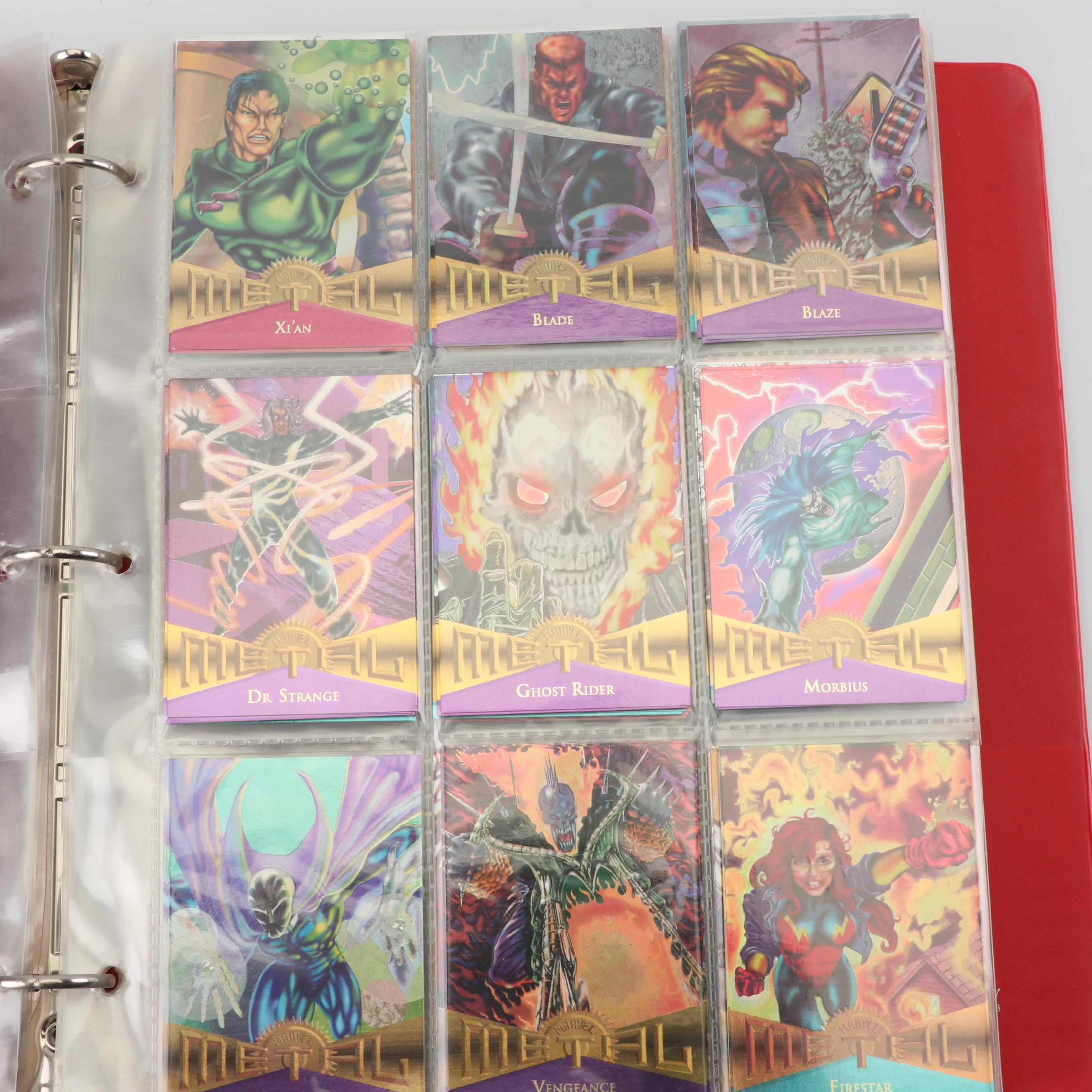 1995 Fleer "Marvel Metal Blaster" Cards