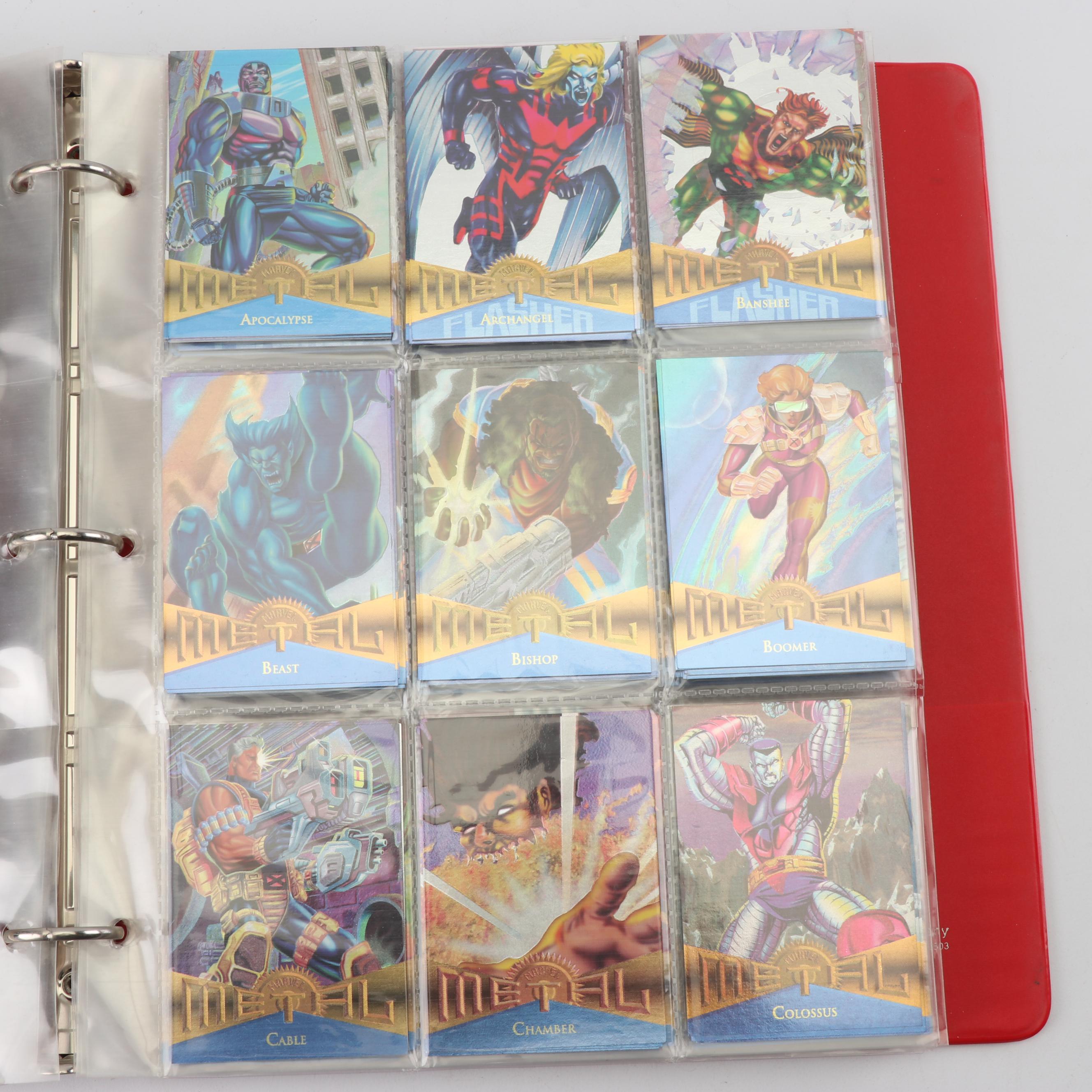 1995 Fleer "Marvel Metal Blaster" Cards