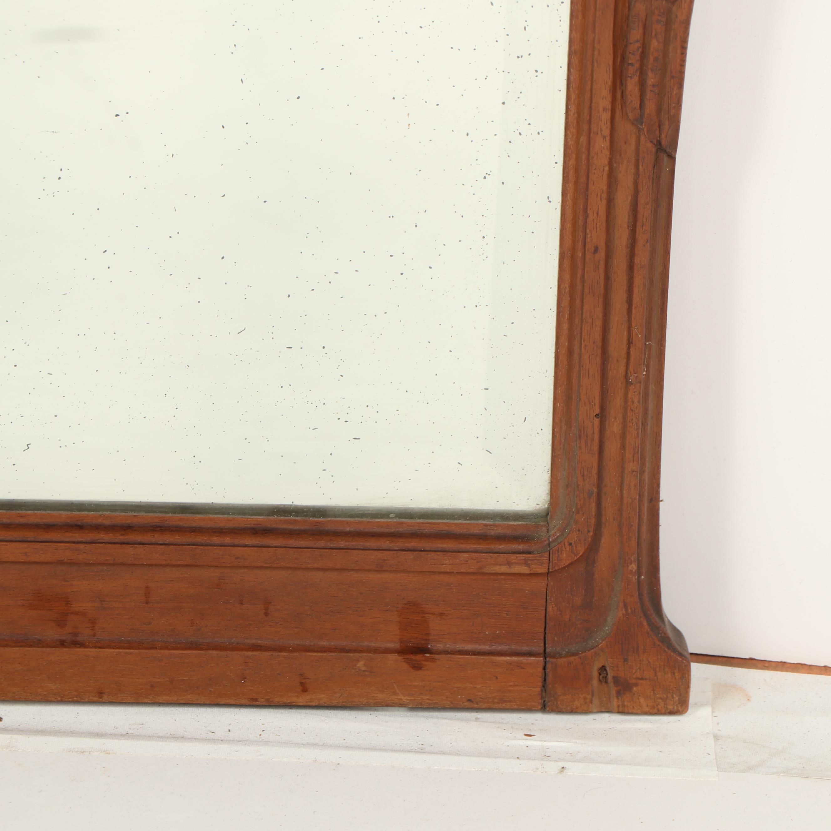 Carved Wood Wall Mirror