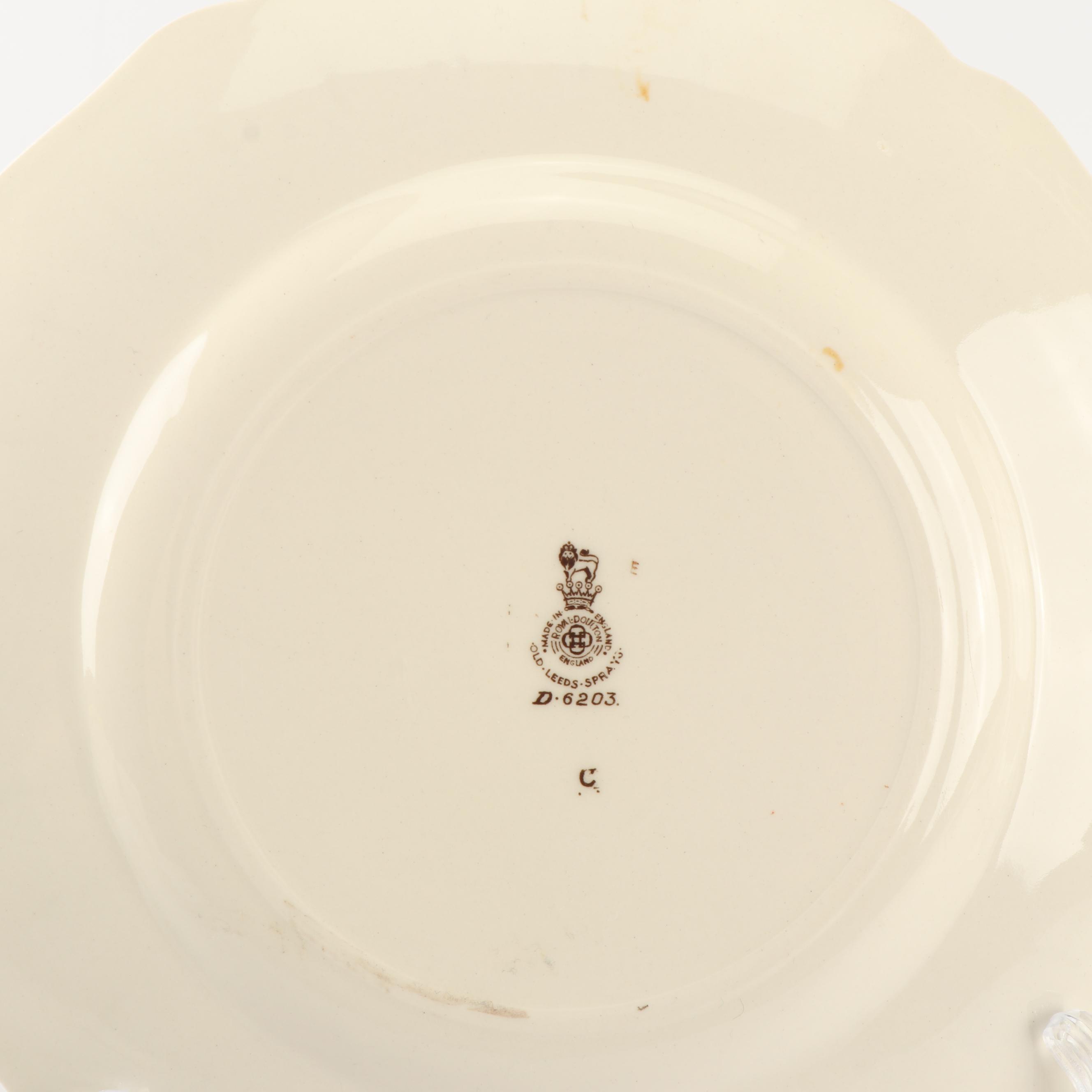 Royal Doulton "Old Leeds Spray" Earthenware Dinnerware
