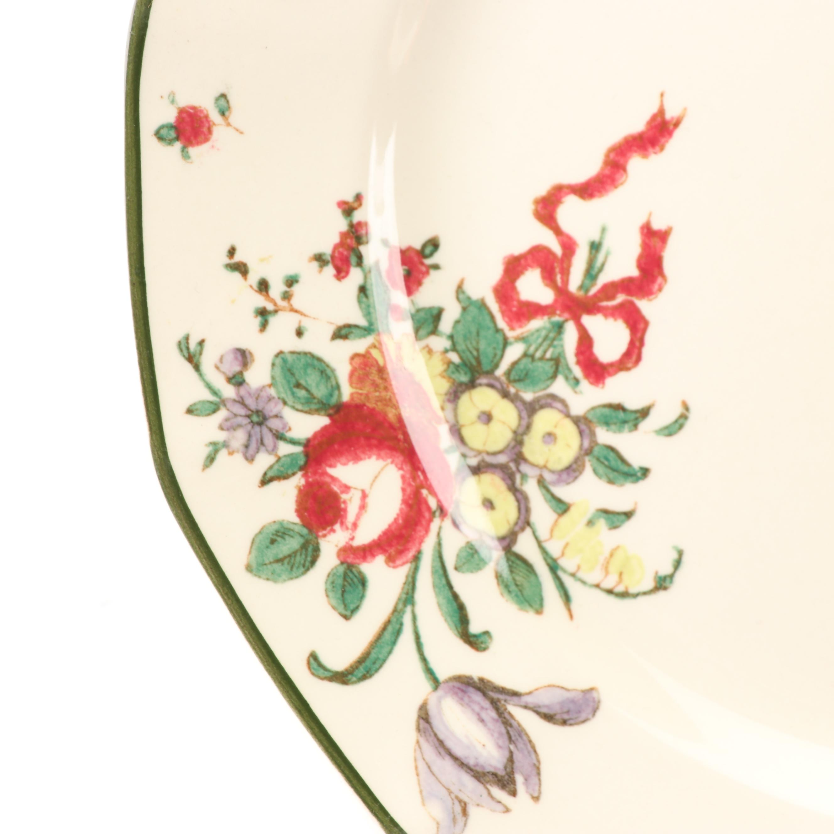 Royal Doulton "Old Leeds Spray" Earthenware Dinnerware, Circa 1912