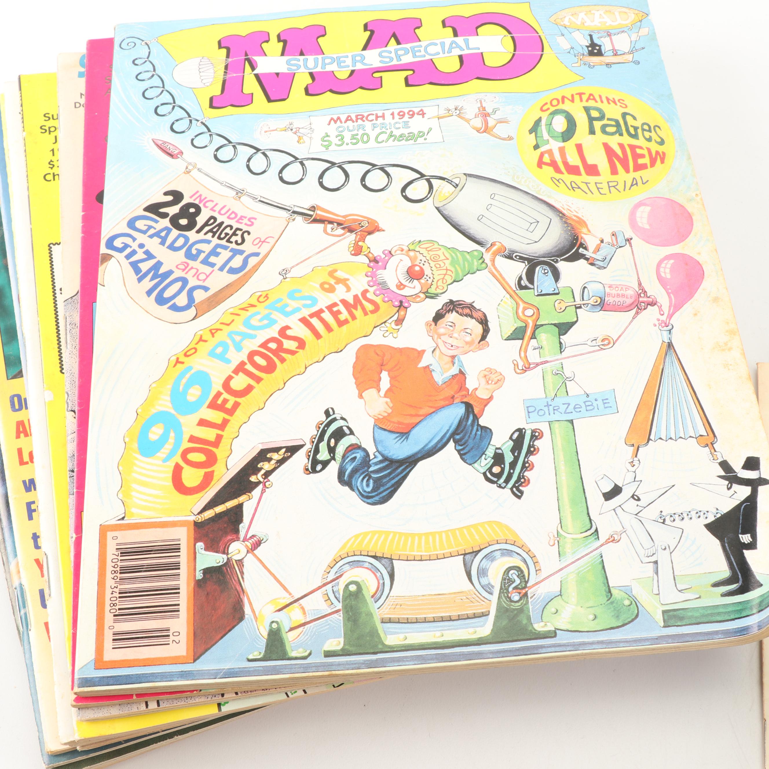 Early 1990s "MAD" Magazines