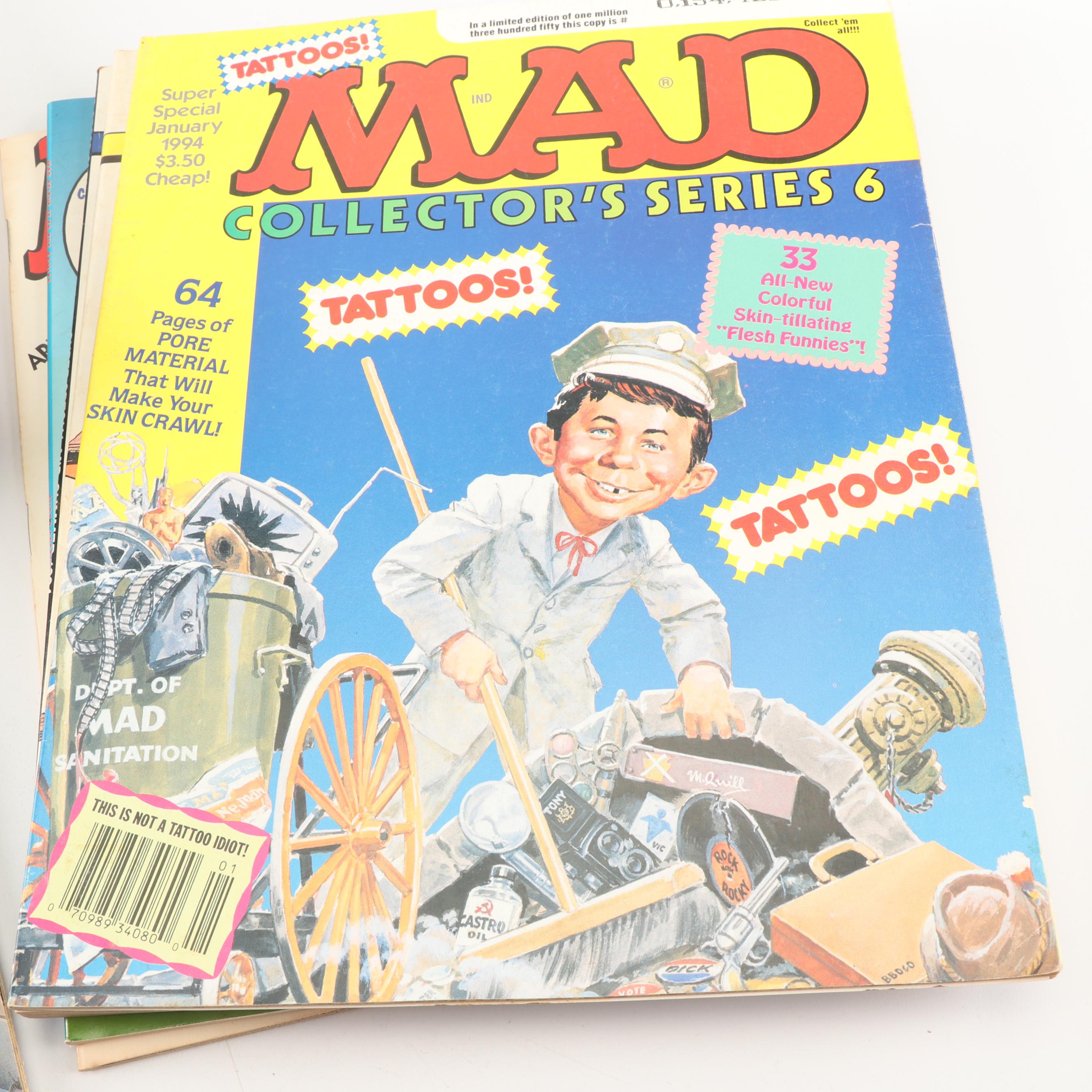 Early 1990s "MAD" Magazines