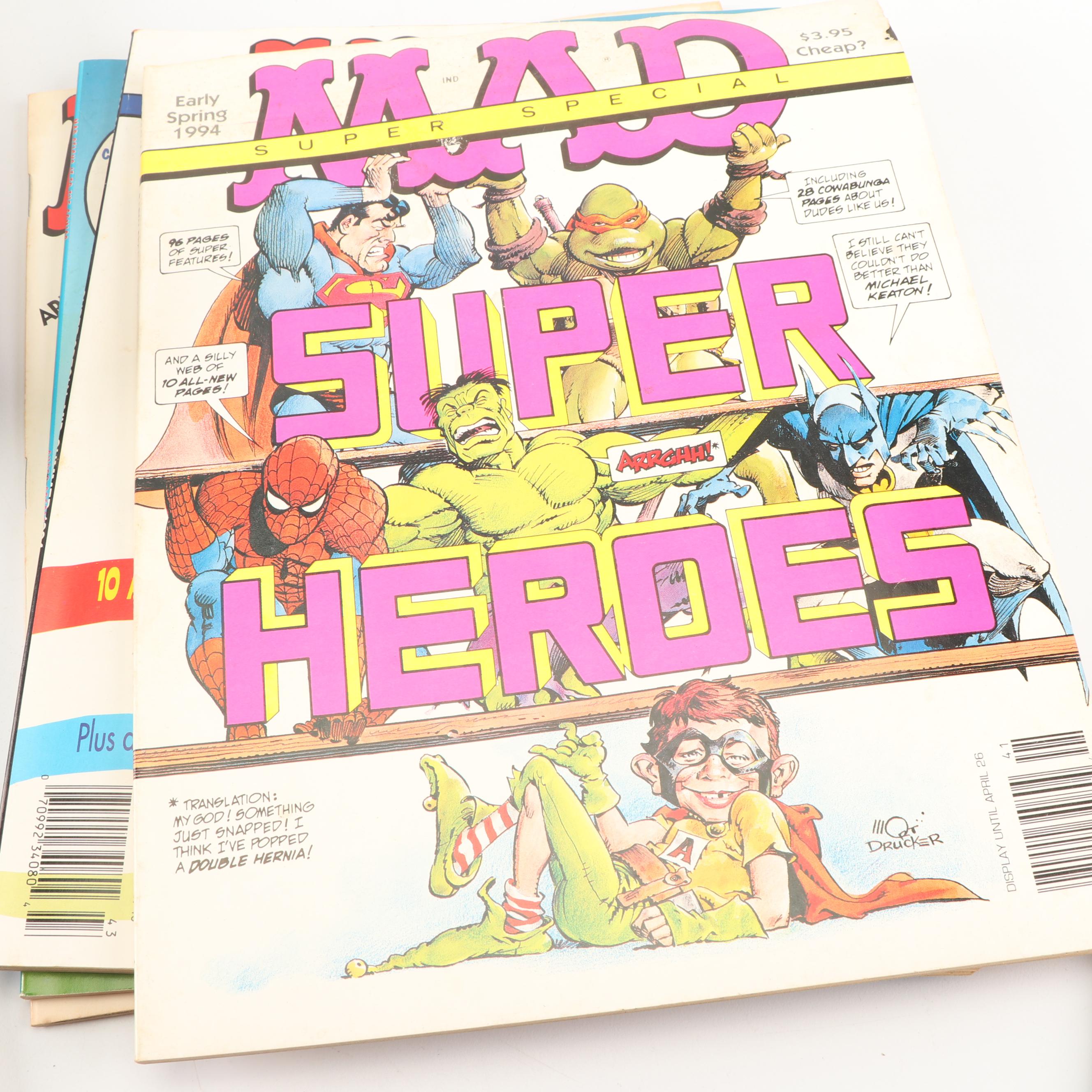 Early 1990s "MAD" Magazines