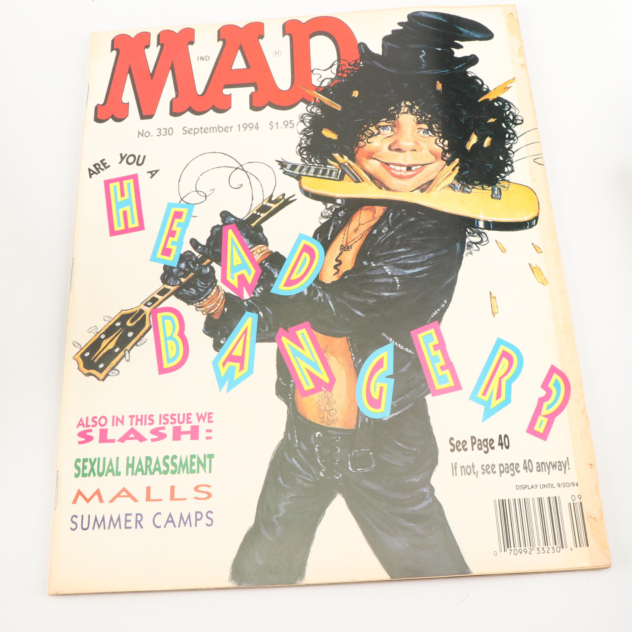 Early 1990s "MAD" Magazines