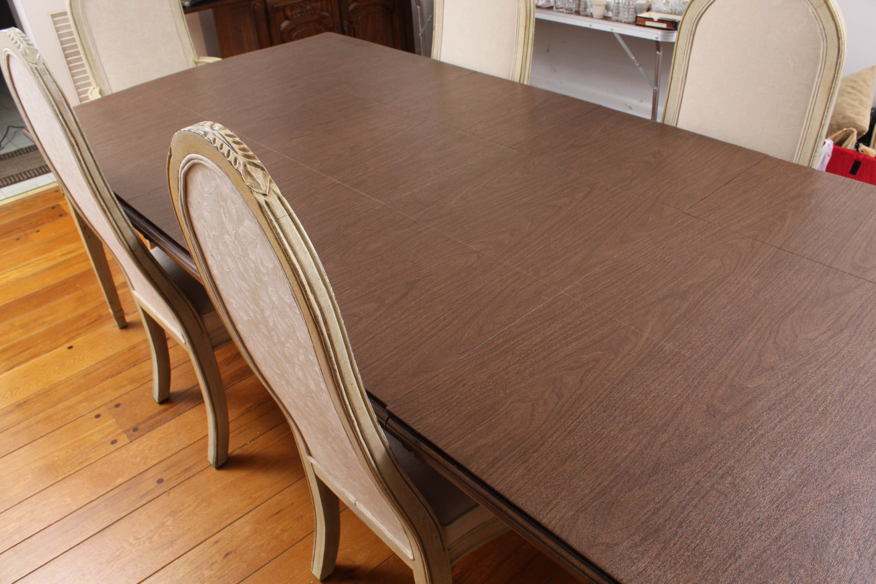 Vintage Davis Cabinet Co. French Provincial Style Dining Set