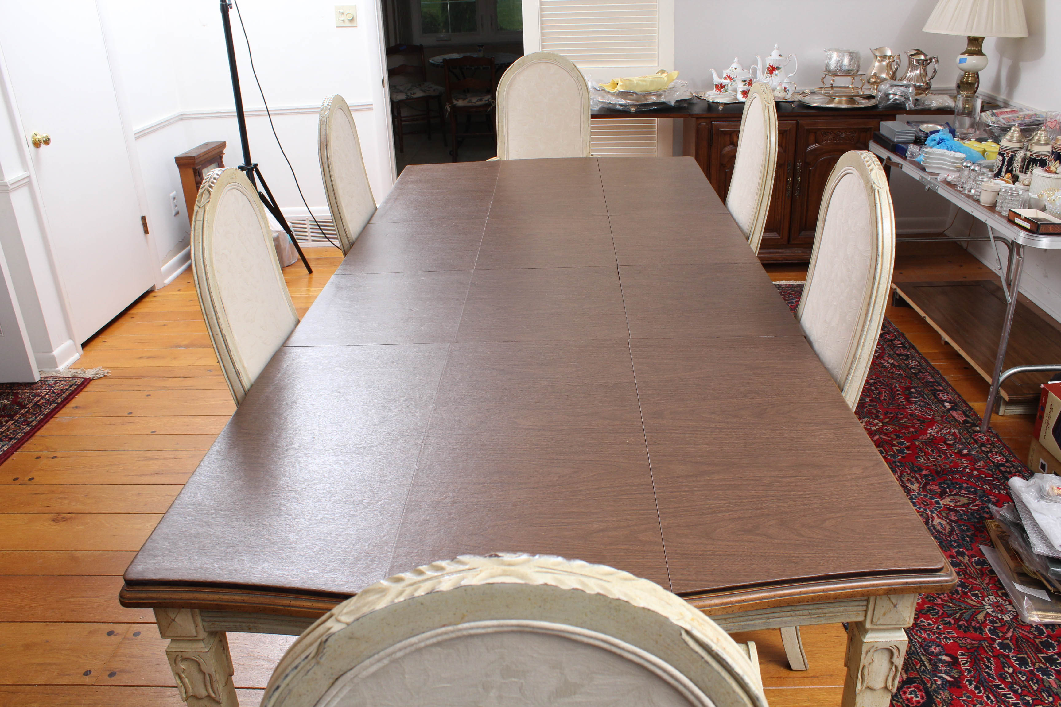 Vintage Davis Cabinet Co. French Provincial Style Dining Set