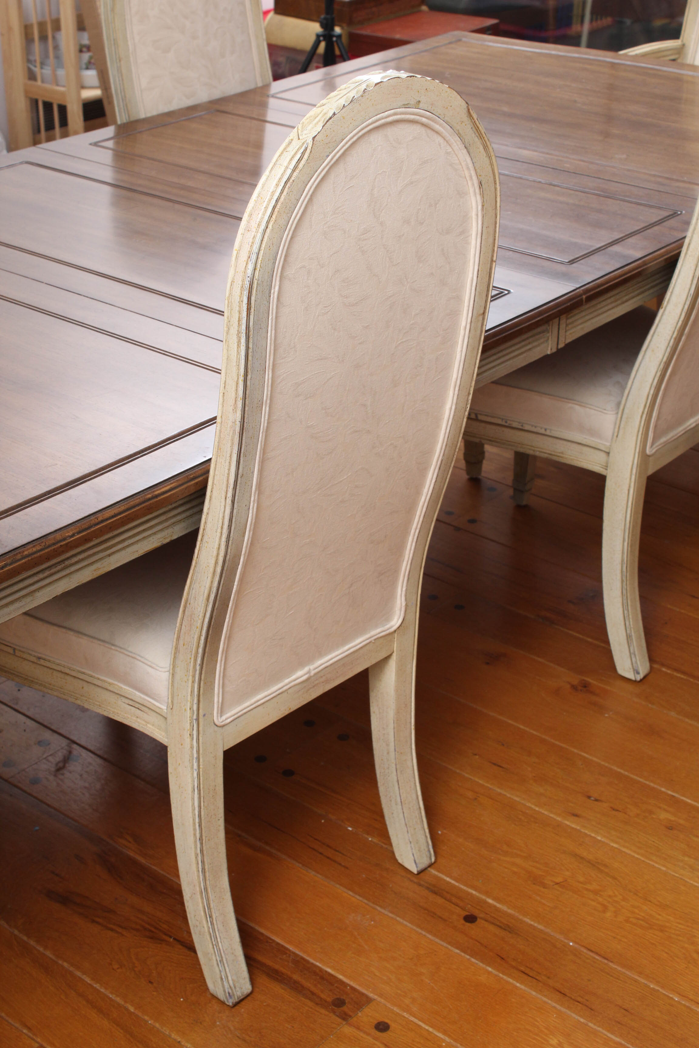 Vintage Davis Cabinet Co. French Provincial Style Dining Set