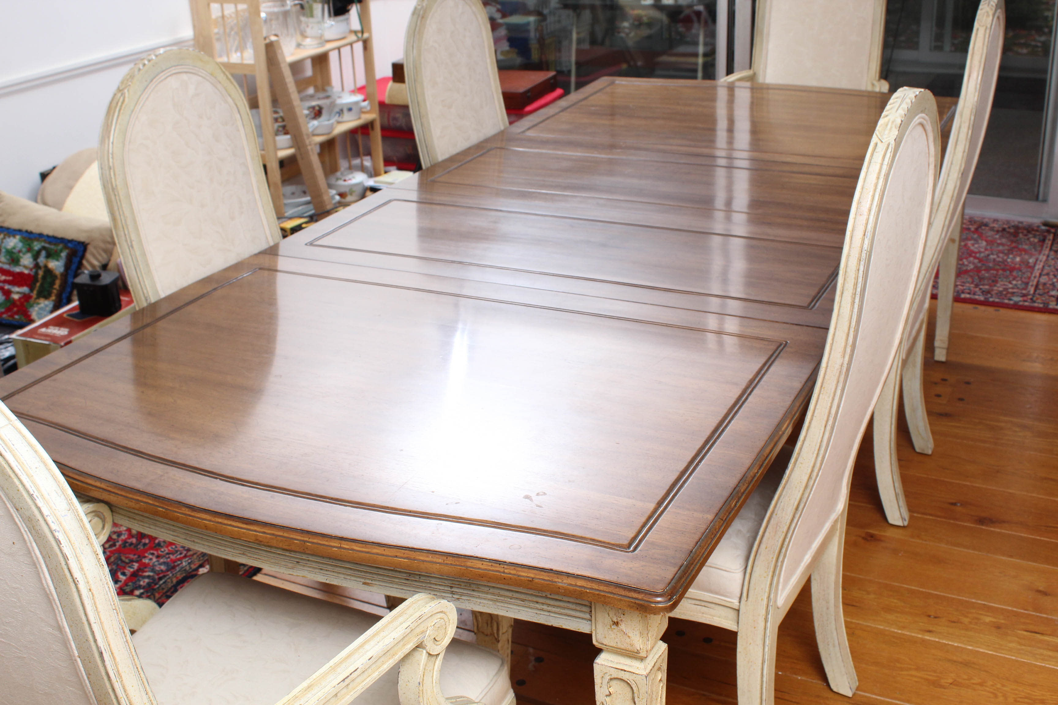 Vintage Davis Cabinet Co. French Provincial Style Dining Set