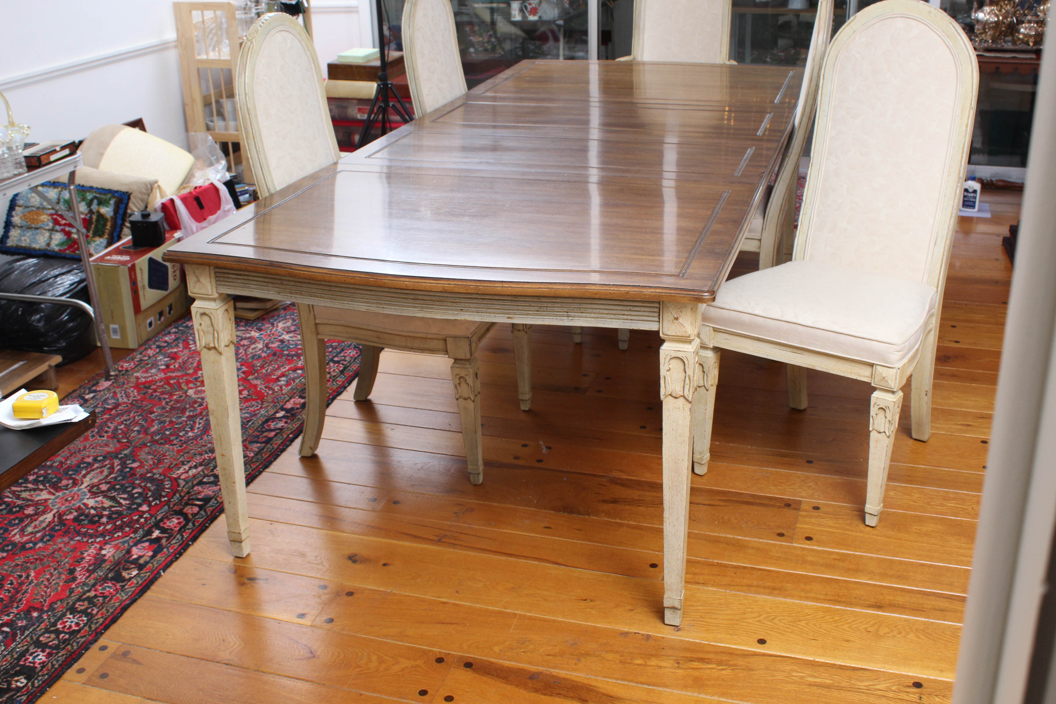 Vintage Davis Cabinet Co. French Provincial Style Dining Set