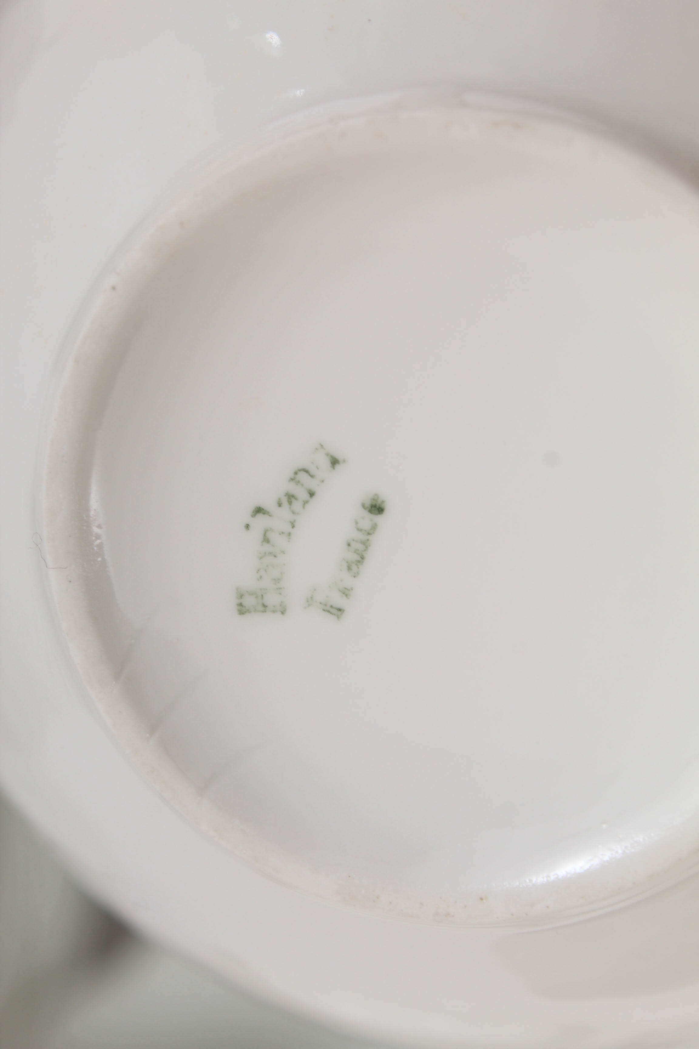 Vintage Haviland France Porcelain Tableware "The Star Blank"