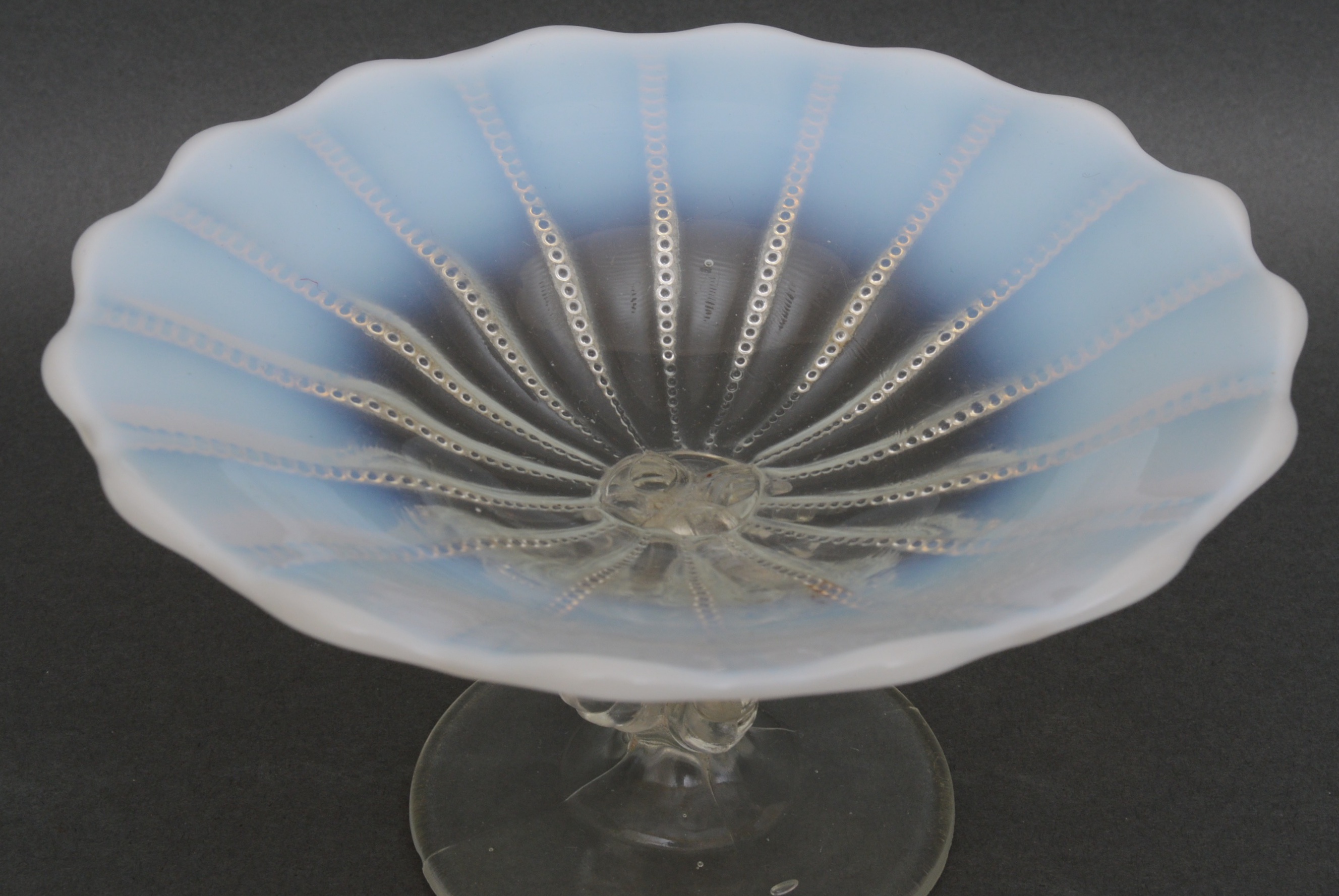 Collection of Milk Glass Luncheon Plates and Cups