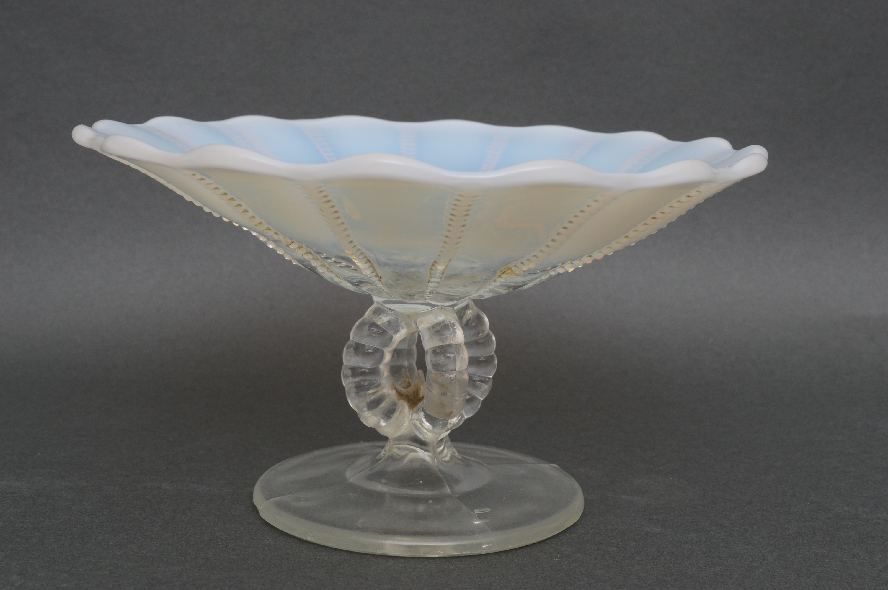 Collection of Milk Glass Luncheon Plates and Cups