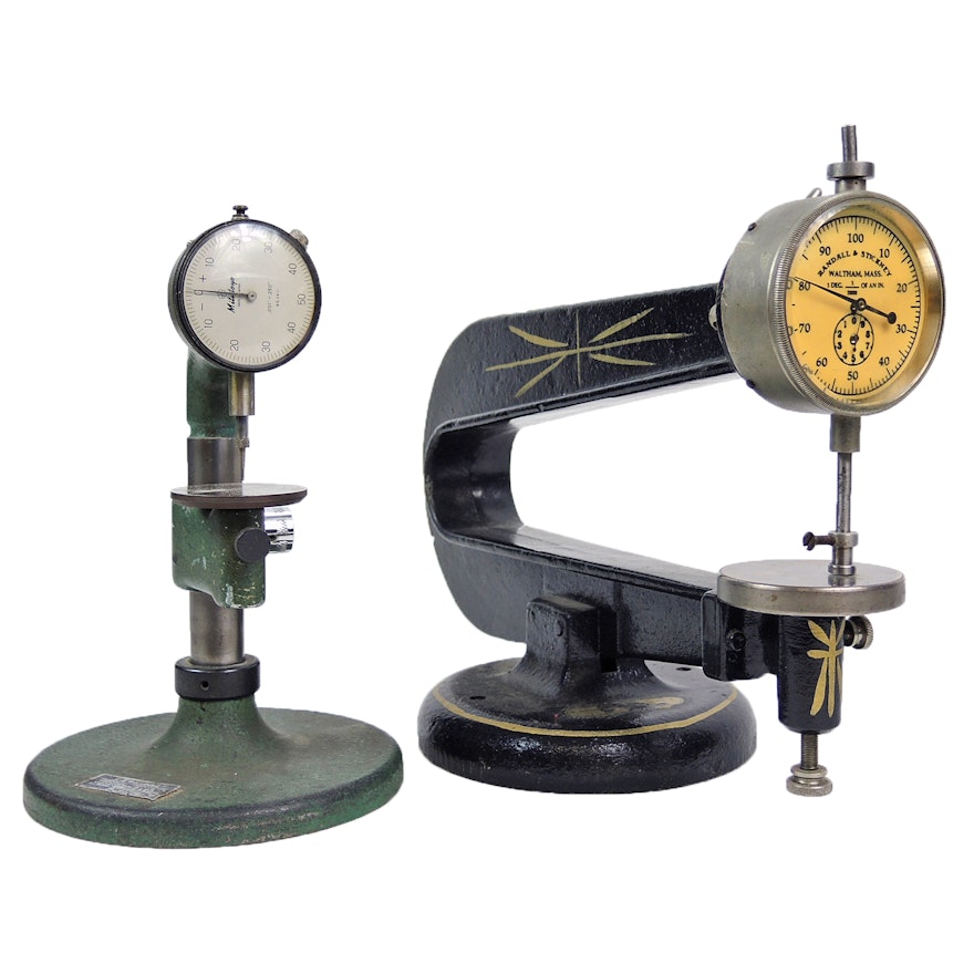 Randell & Stickney and Federal Precision Indicator Comparator Stands