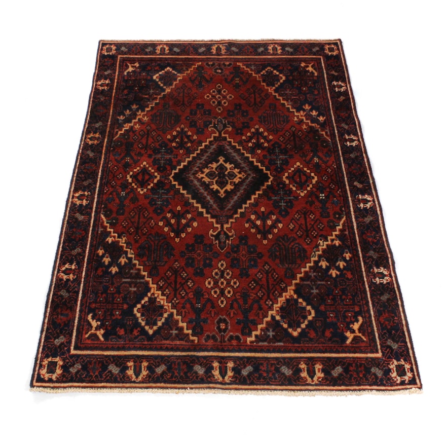 Vintage Hand-Knotted  Persian Josheghan Area Rug