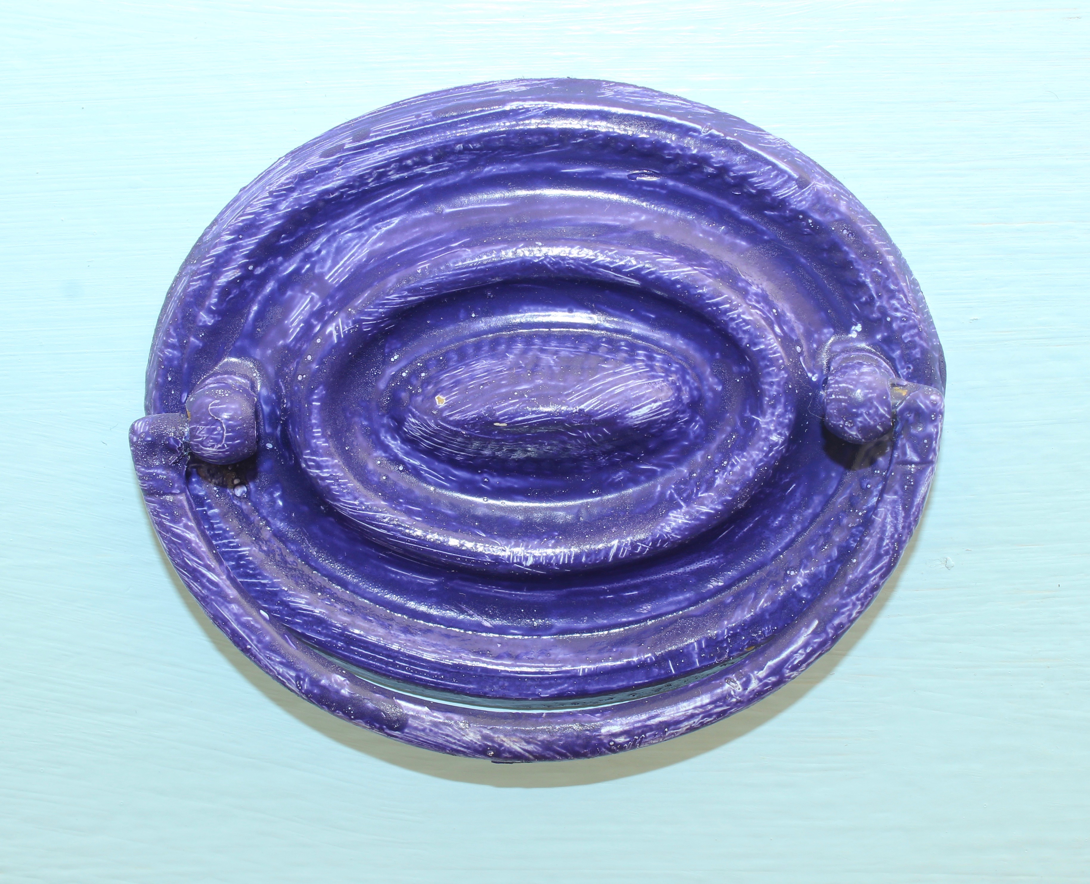 Hand Painted Side Table, 19th Century and Painted Wood Dresser, 20th Century