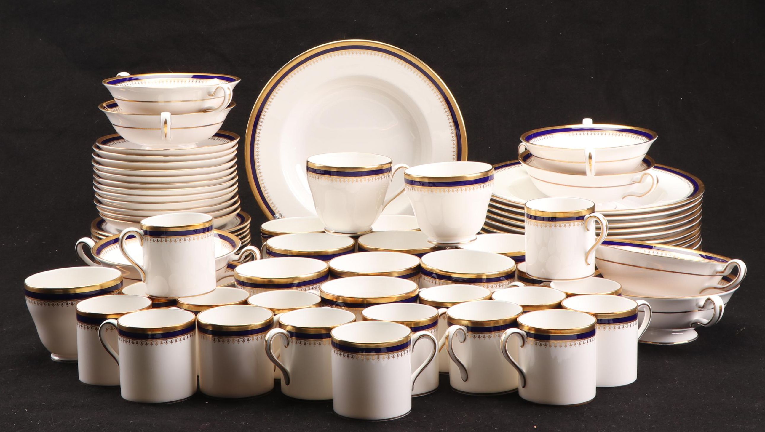 Spode "Knightsbridge Cobalt Blue" Bone China Dinnerware