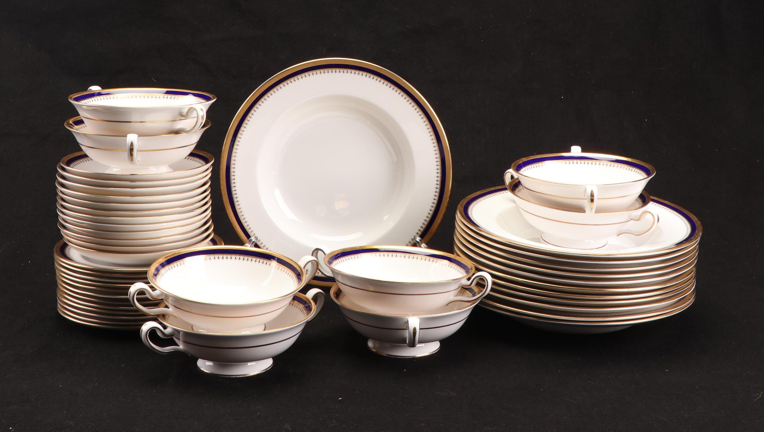 Spode "Knightsbridge Cobalt Blue" Bone China Dinnerware