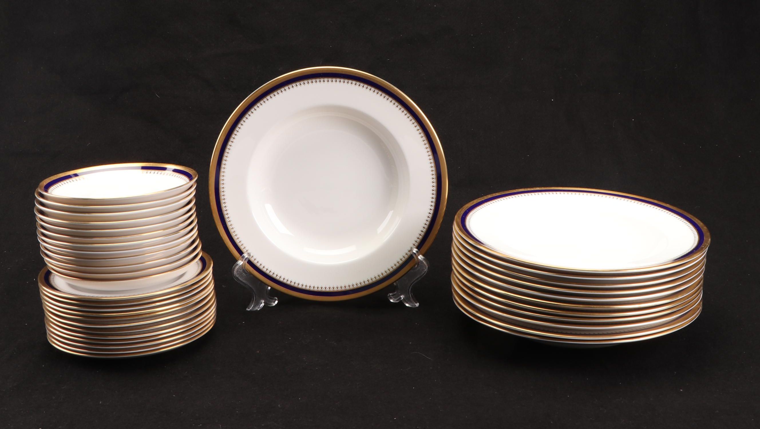 Spode "Knightsbridge Cobalt Blue" Bone China Dinnerware