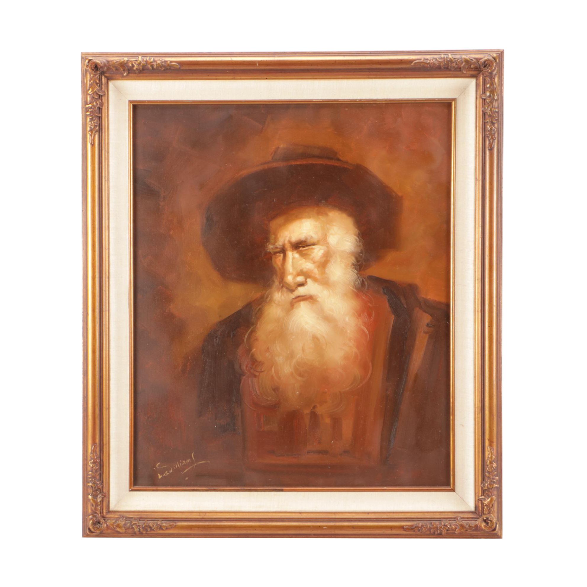 L. Williams Oil Portrait Painting