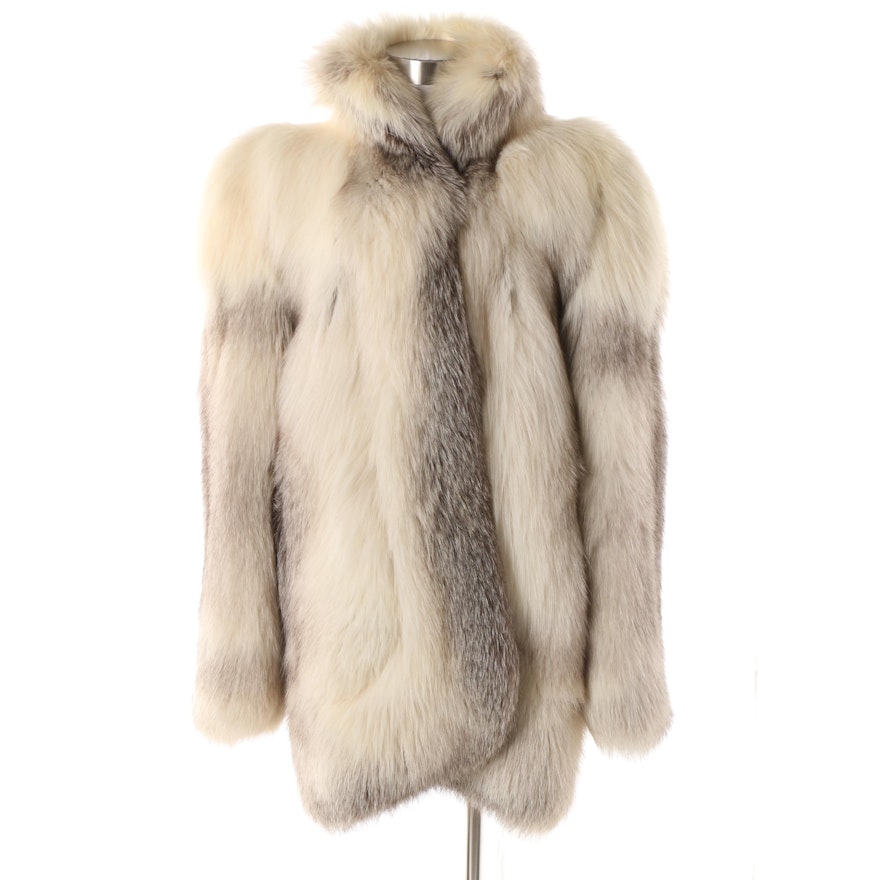 Women's Contemporary Fox Fur Stroller Jacket